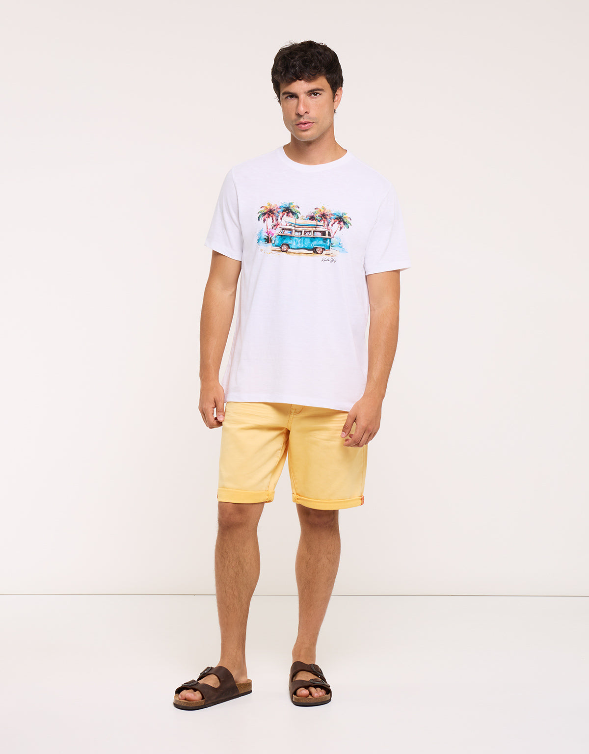 Camiseta Manga Corta Blanco - Vansi 5