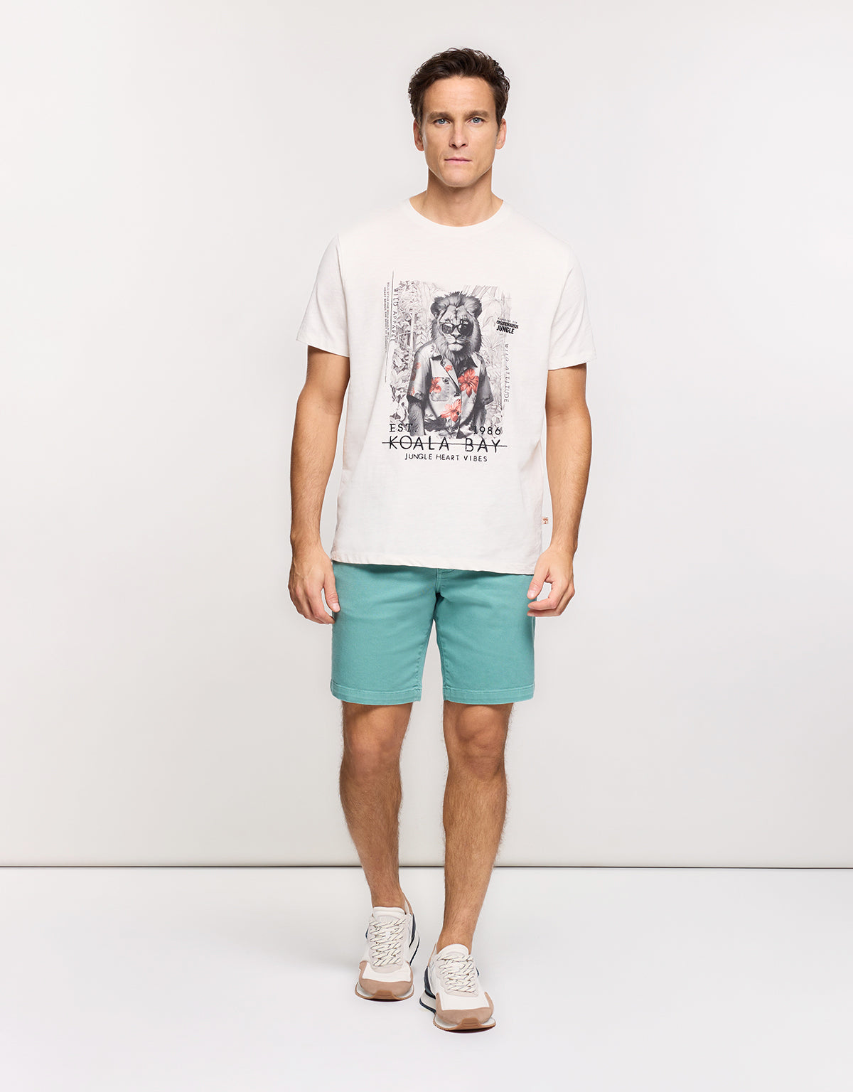 Camiseta Manga Corta Blanca - Wildman 7