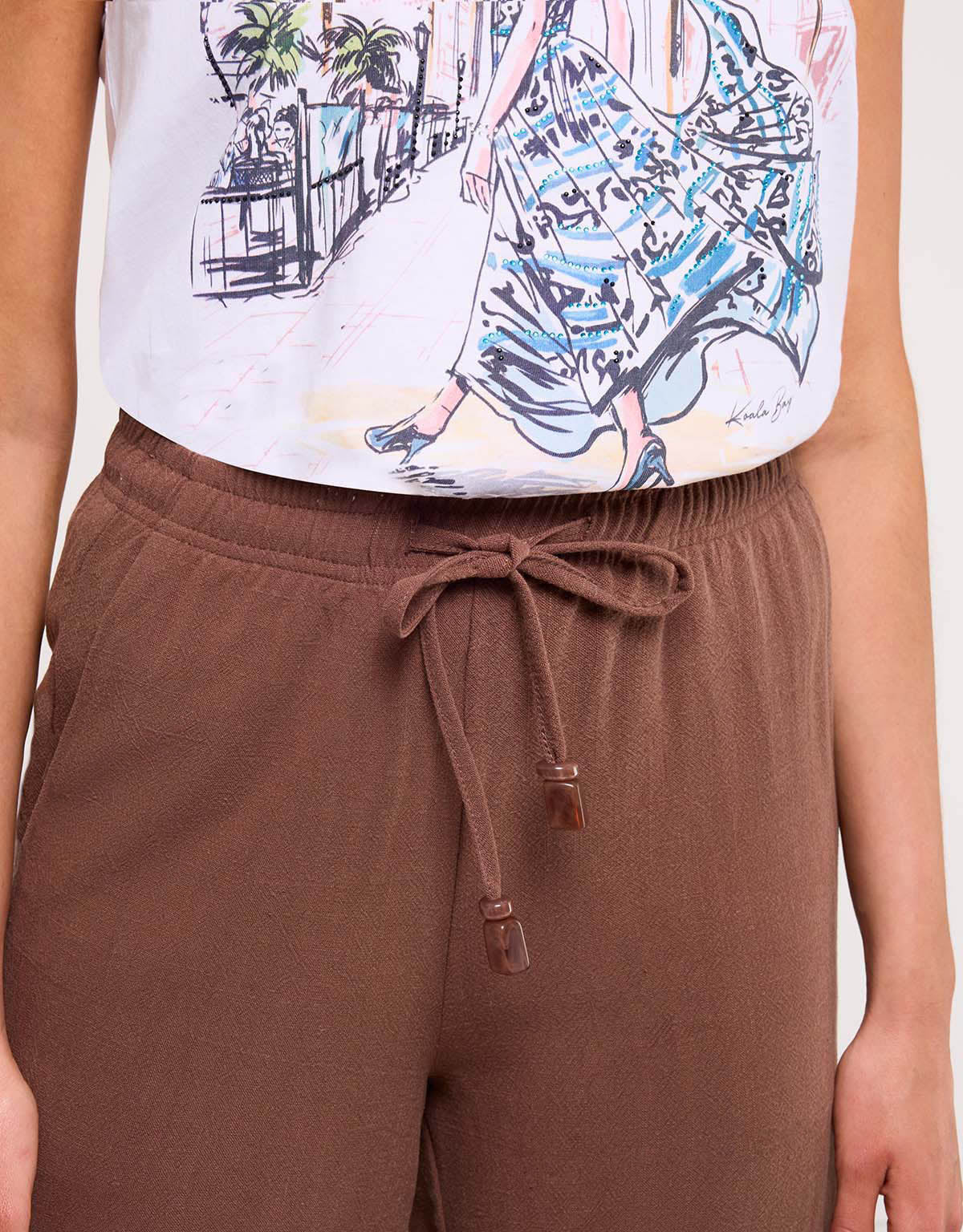 Pantalón Largo Marrón - Tradi 4