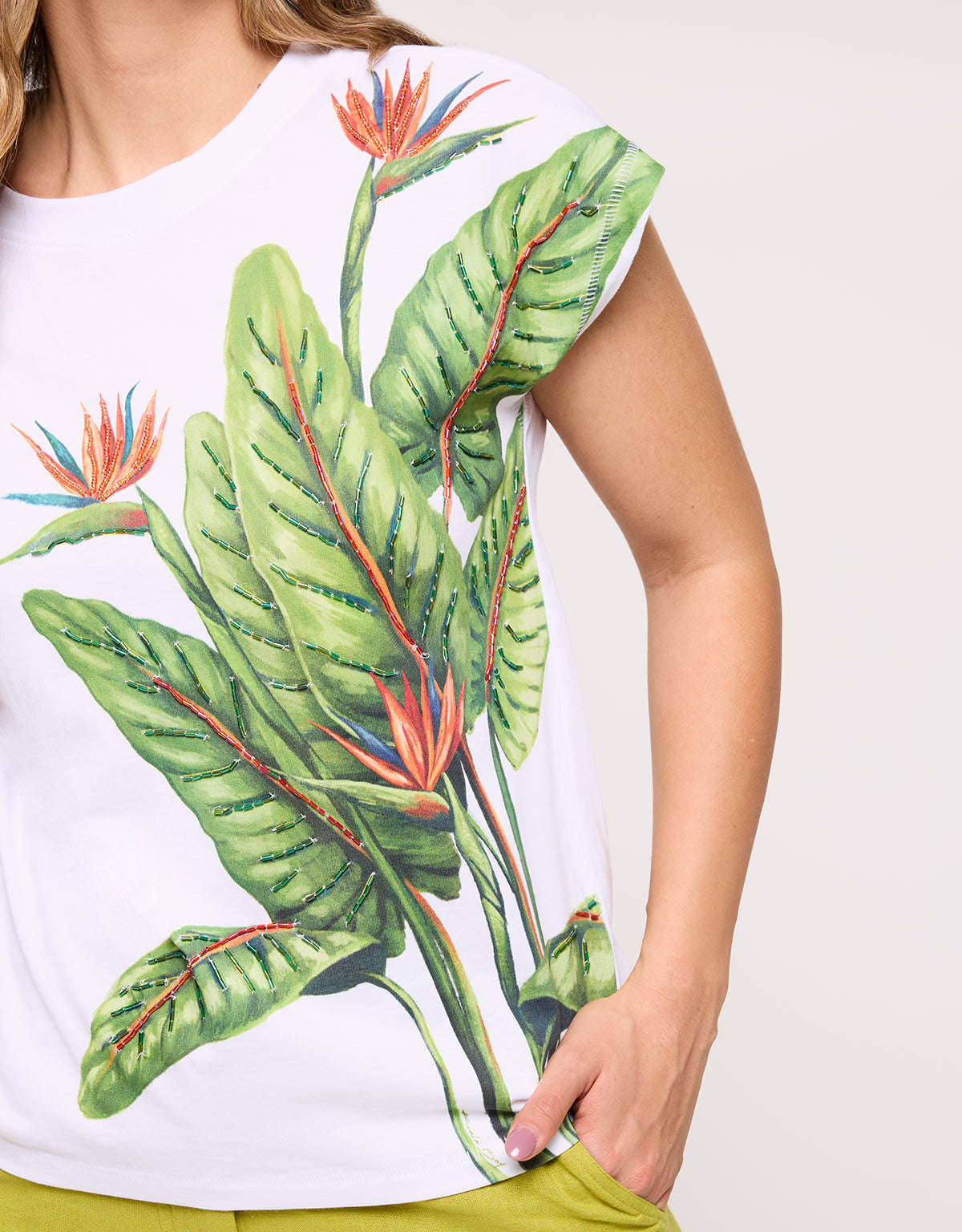 Short Sleeve T-Shirt White - Adirio