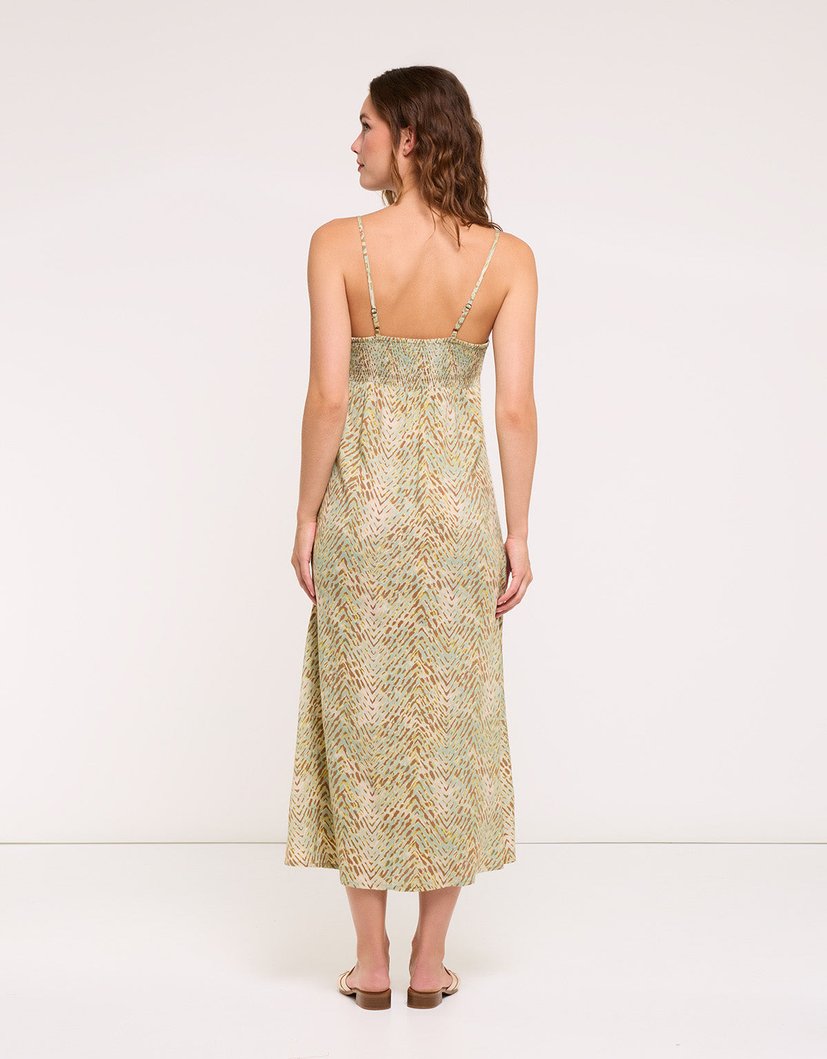 Vestido Largo Caqui - Sailis 3