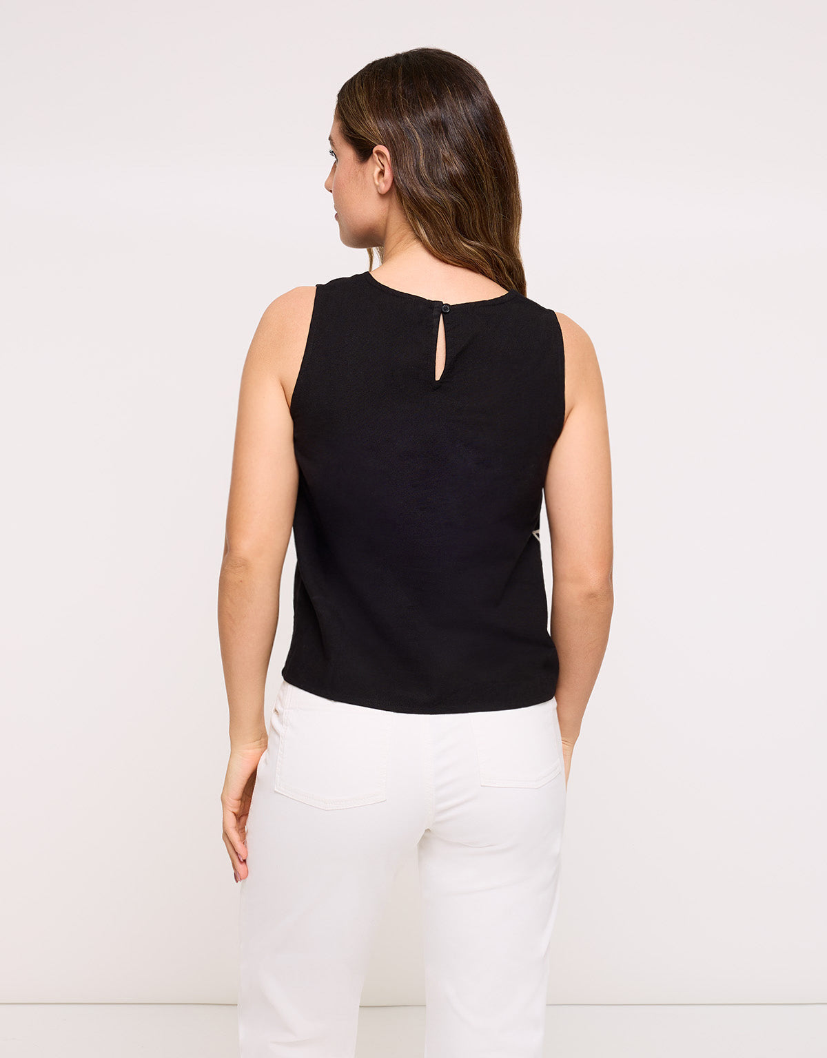 Black Strap Blouse - Tolmore