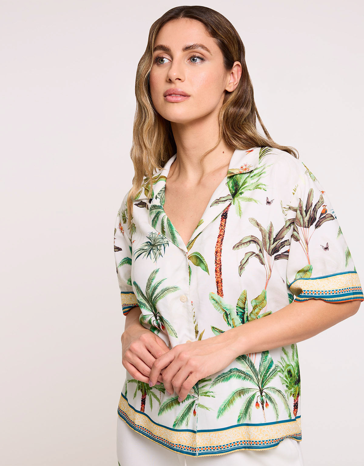 Short-Sleeved Yellow Shirt - Kasams