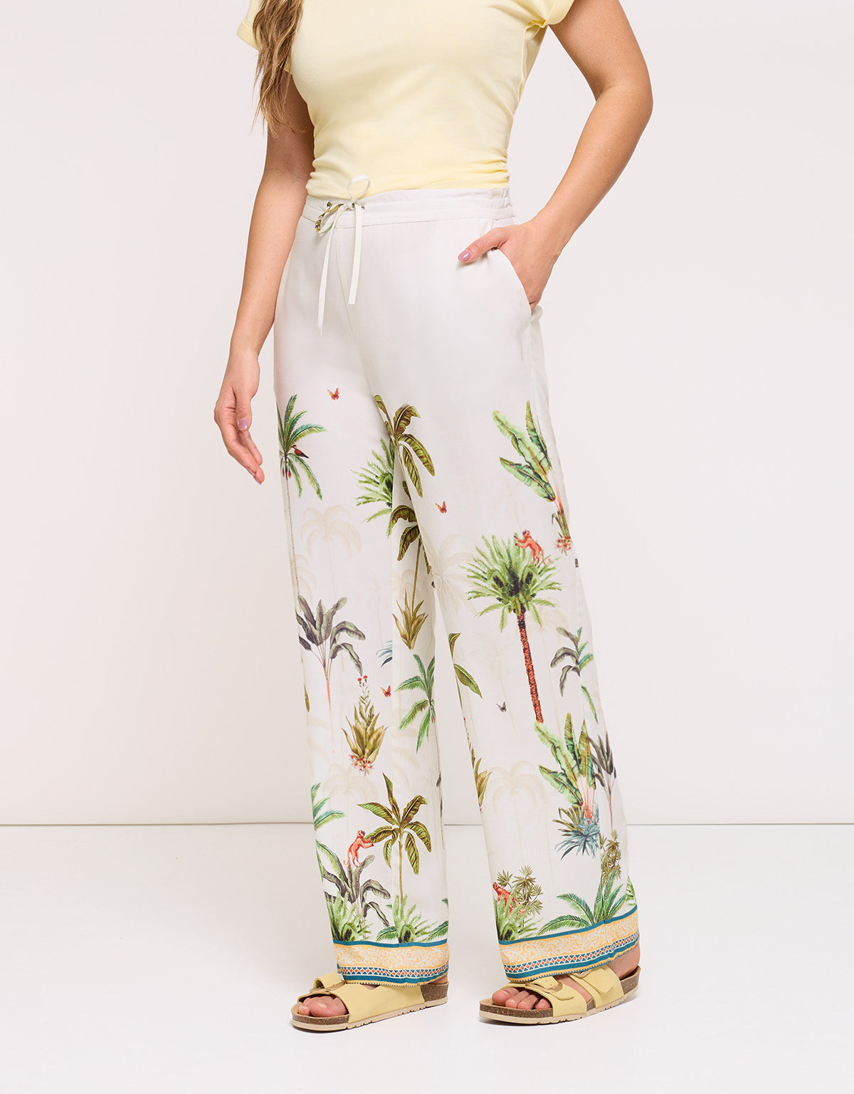 Pantalón Largo Beige Claro - Sams