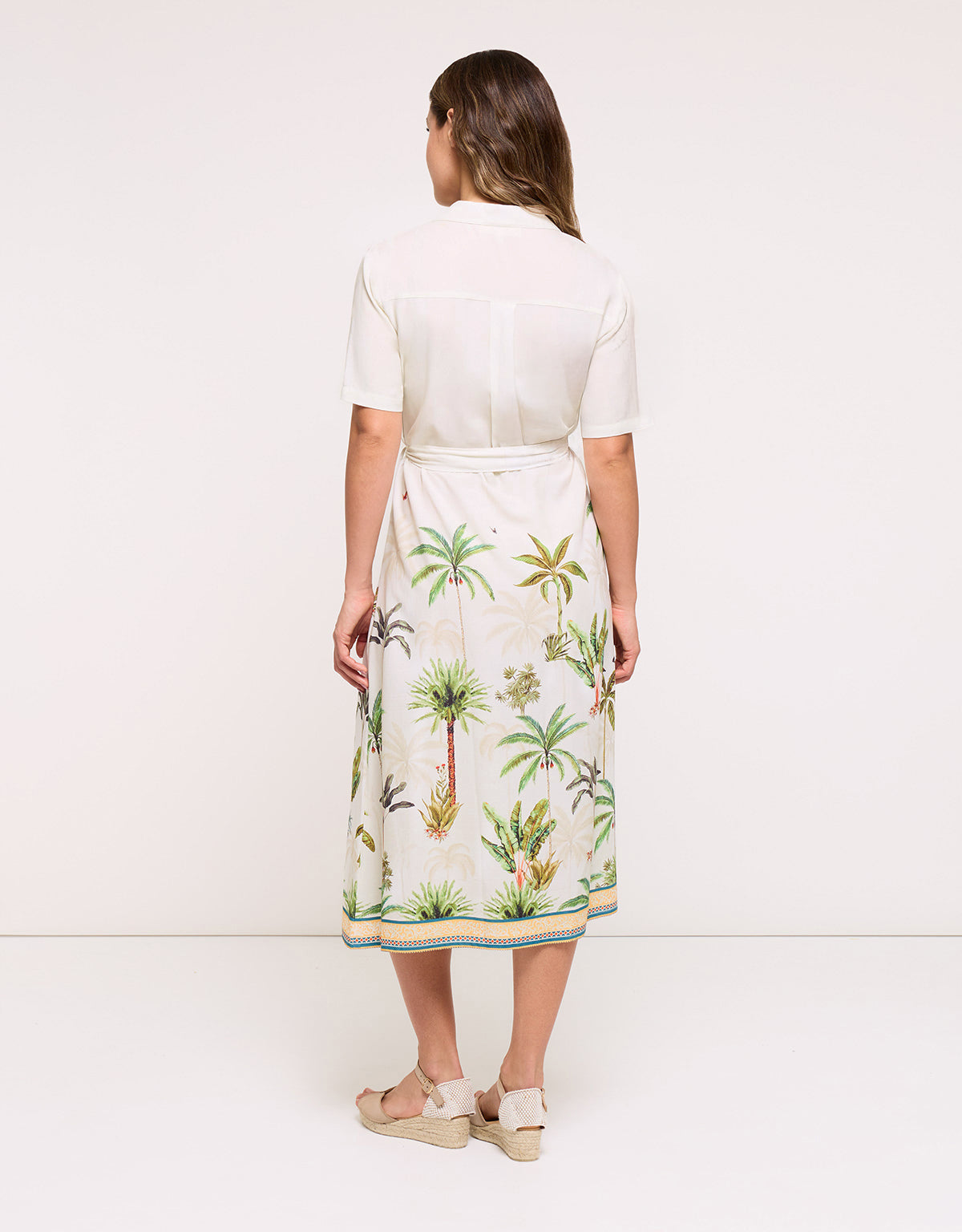Light Beige Midi Dress - Visams