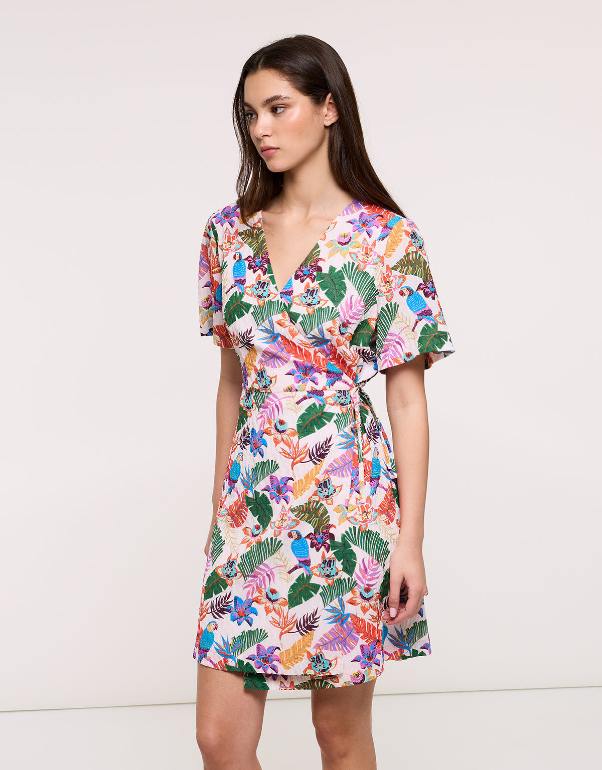 Multicolor Short Dress - Solana