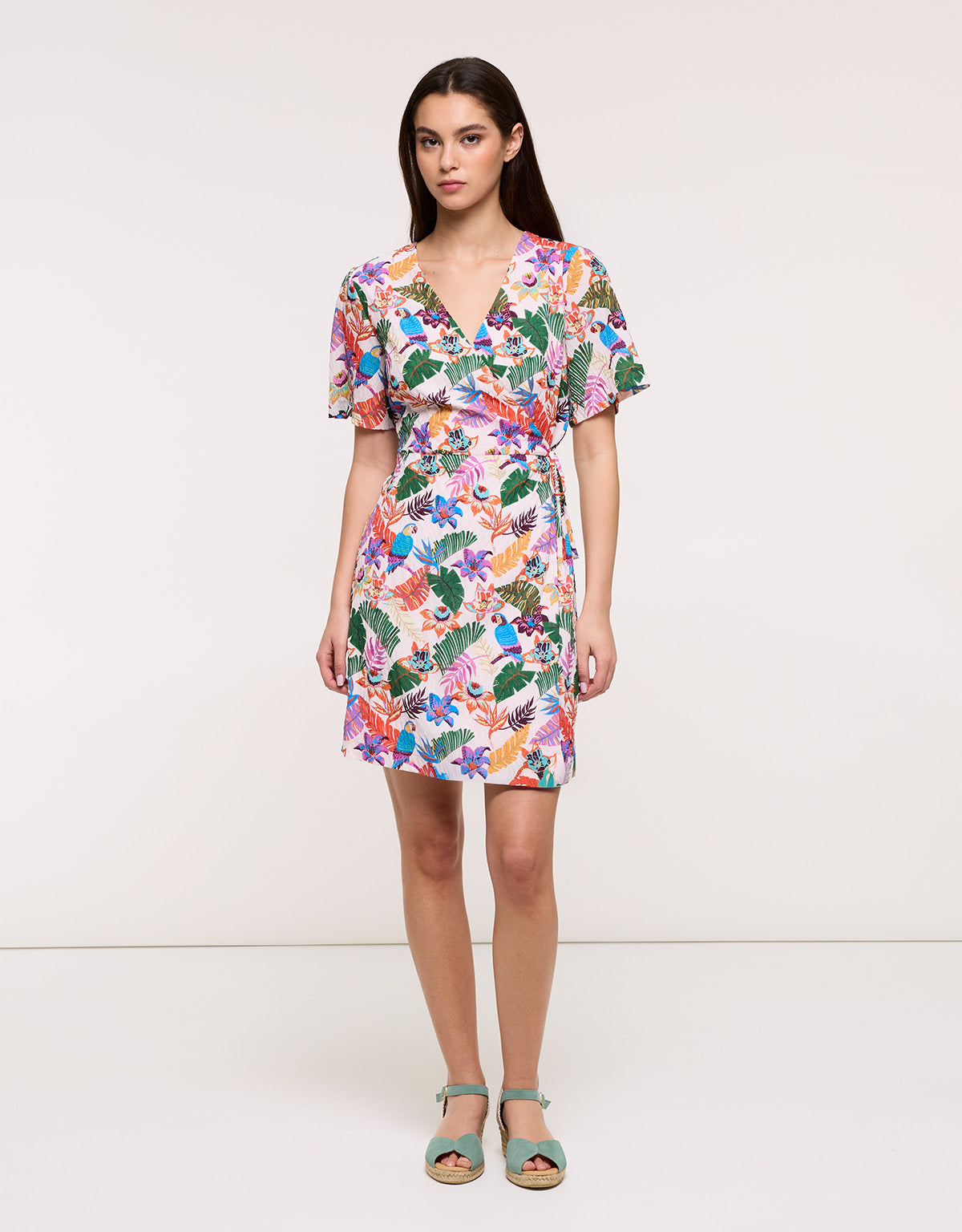 Multicolor Short Dress - Solana