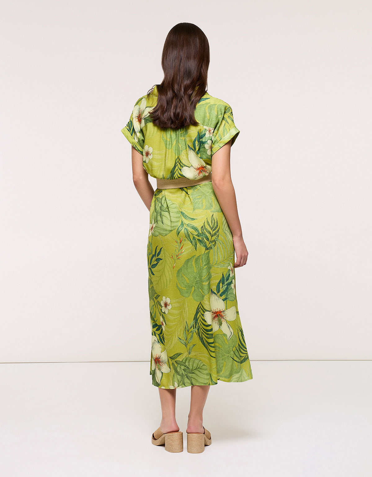 Vestido Largo Verde Pistacho - Bilimos 3