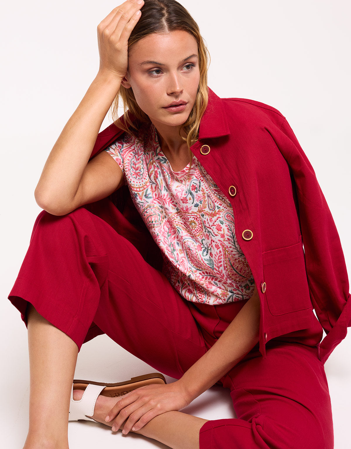 Pantalón Largo Rojo - Ribero 2