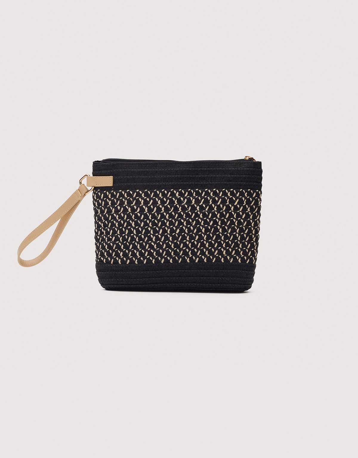 Bolso De Mano Negro Trenzado - Melissa 3