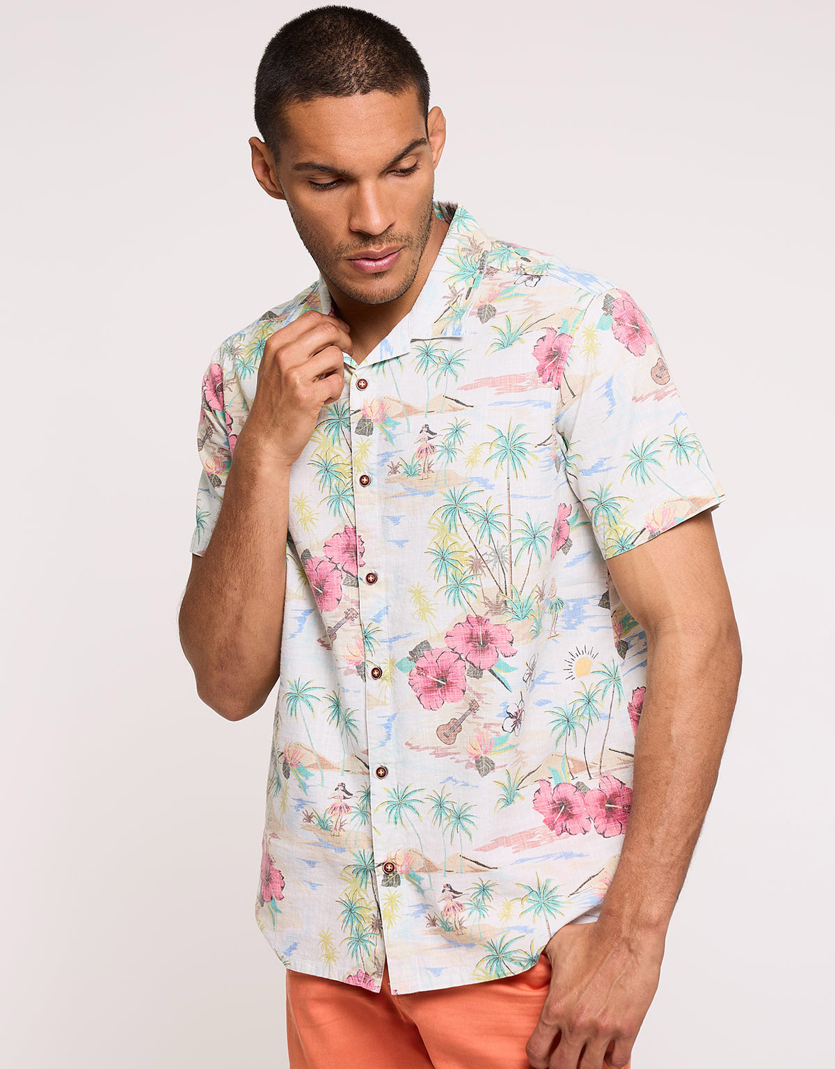 Camisa Manga Corta Blanco - Deuce 2