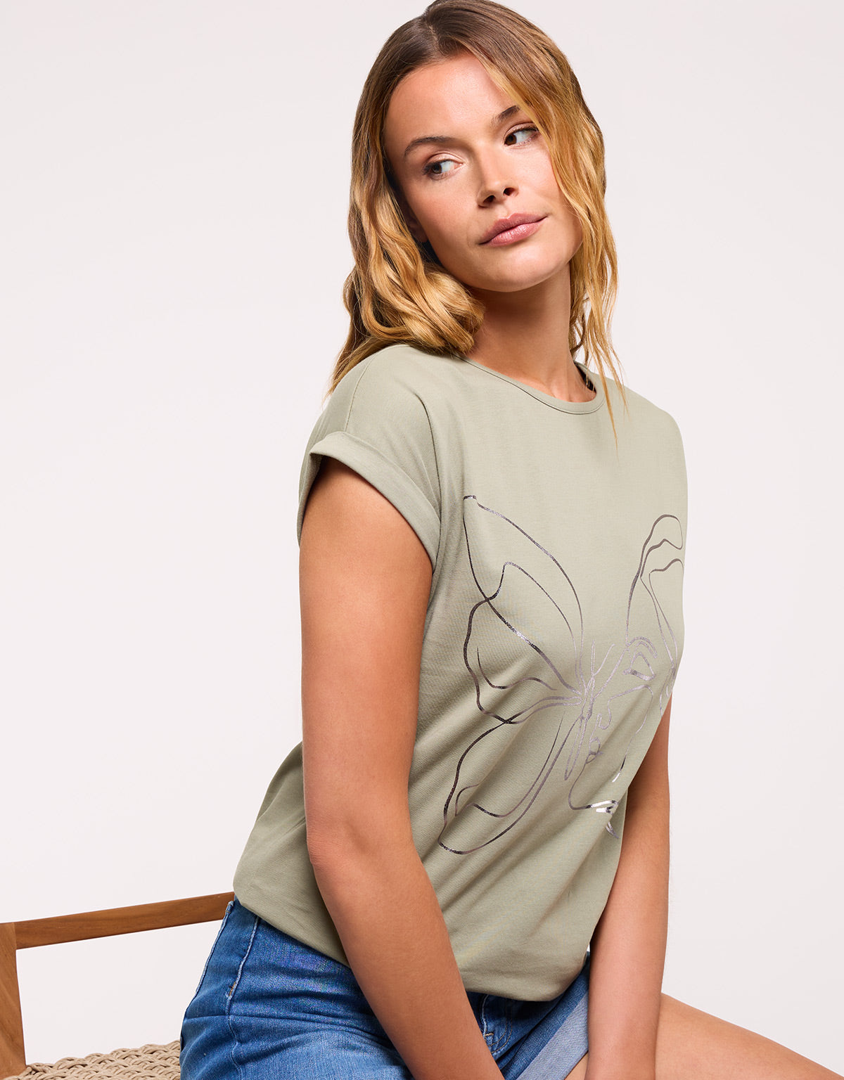 Camiseta Manga Corta Caqui - Kalosama 2