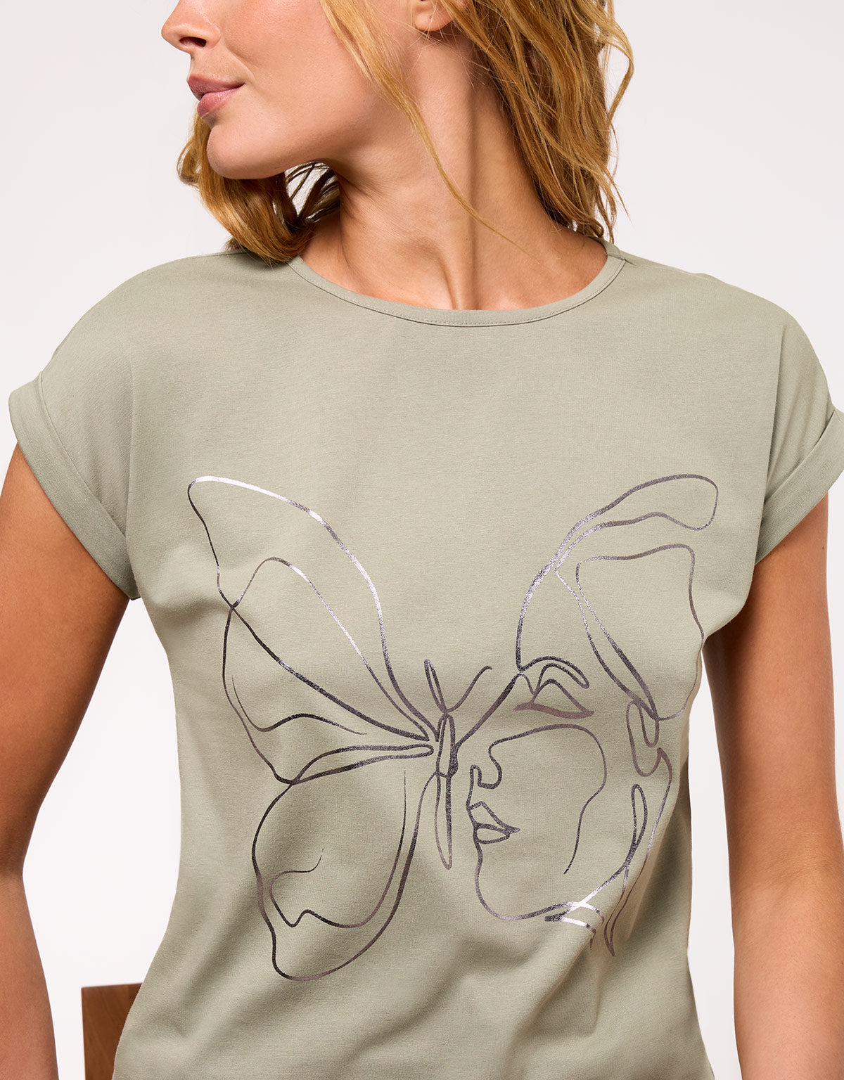 Camiseta Manga Corta Caqui - Kalosama 4
