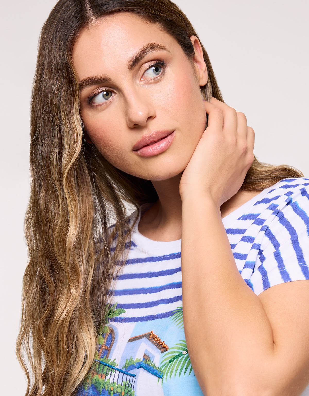 Blue Short Sleeve T-Shirt - Rilina
