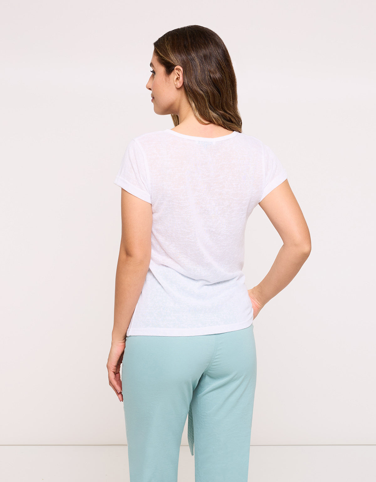 Camiseta Manga Corta Blanco - Palmeyra 26