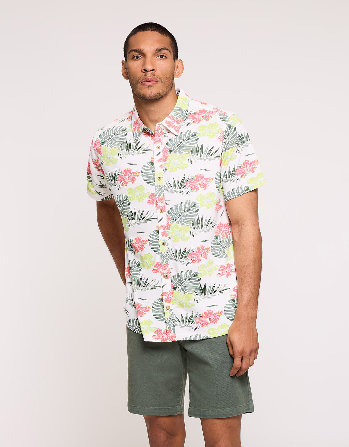 Camisa Manga Corta Blanco - Thunder
