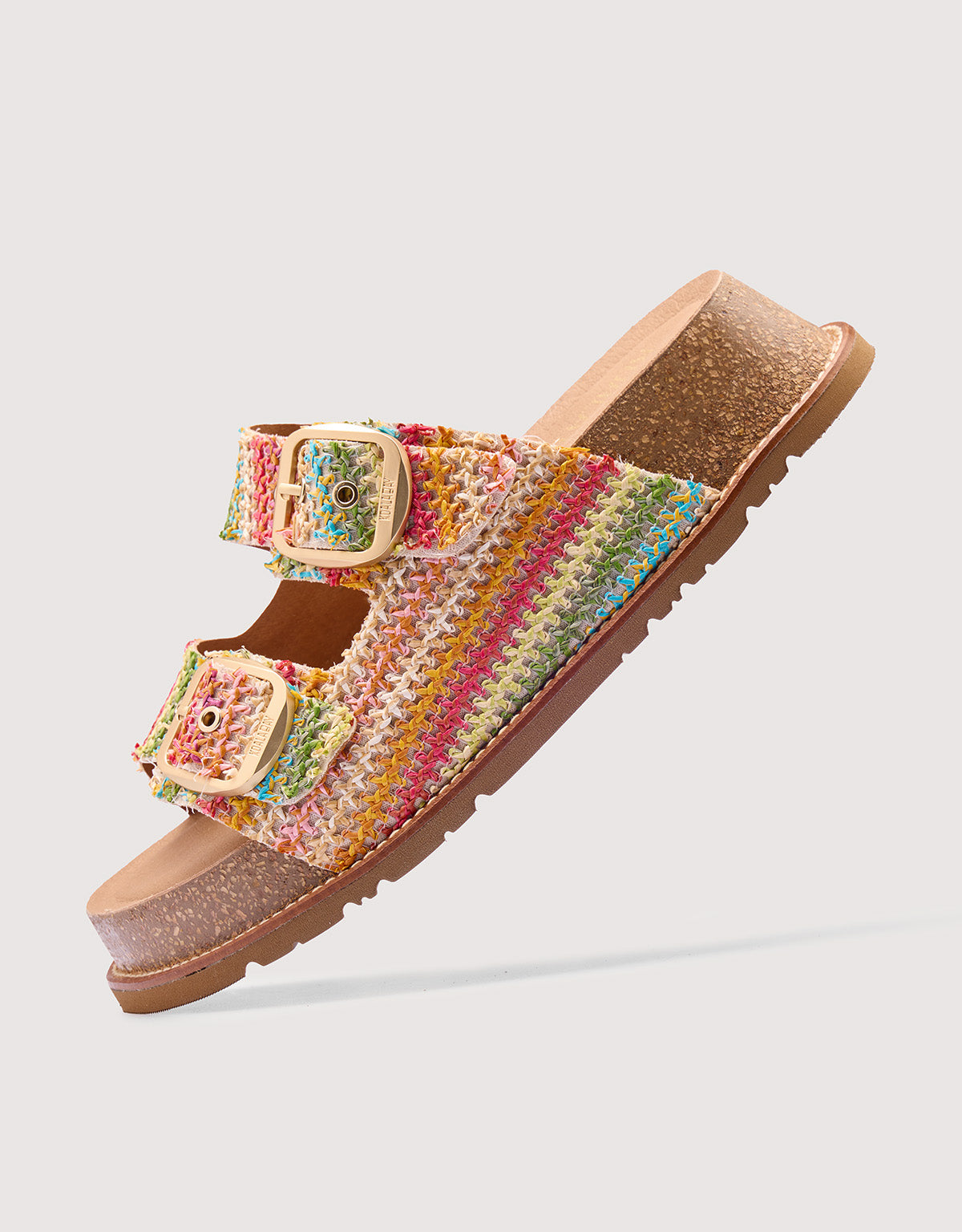 Multicoloured Bio Wedge Sandals - Delta