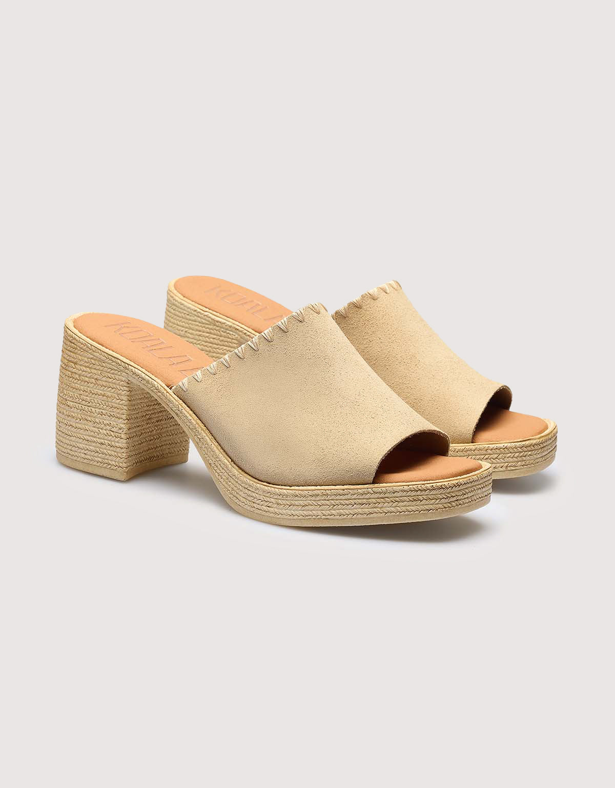 Heeled Sandal Sand - Thyme