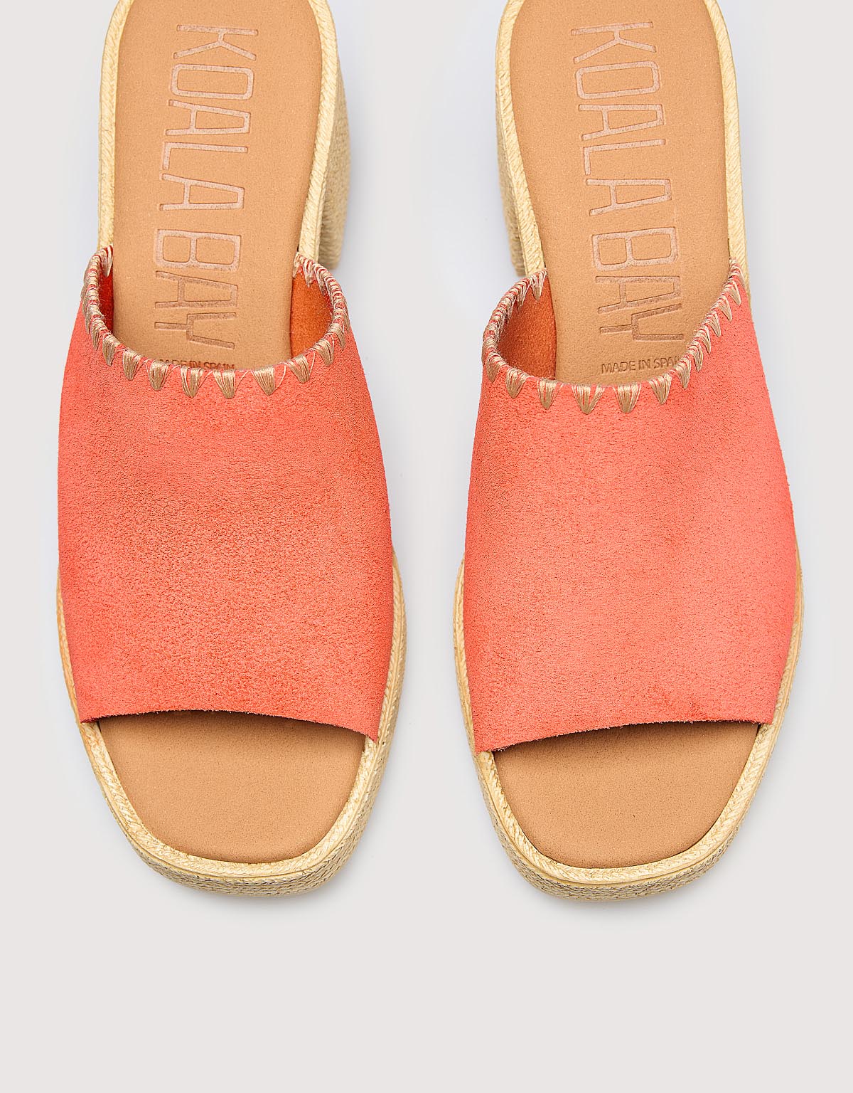 Coral Heeled Sandals - Thyme