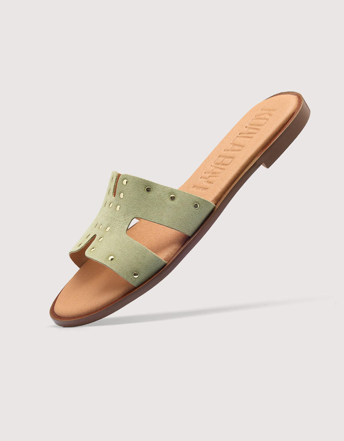Flat sandals with a laser-cut - Ambrosia