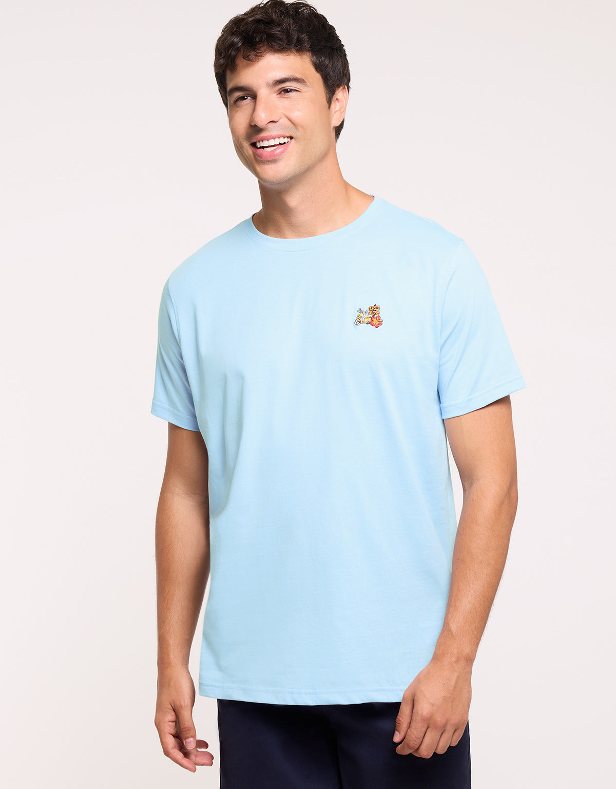 Camiseta Manga Corta Azul - Lalit
