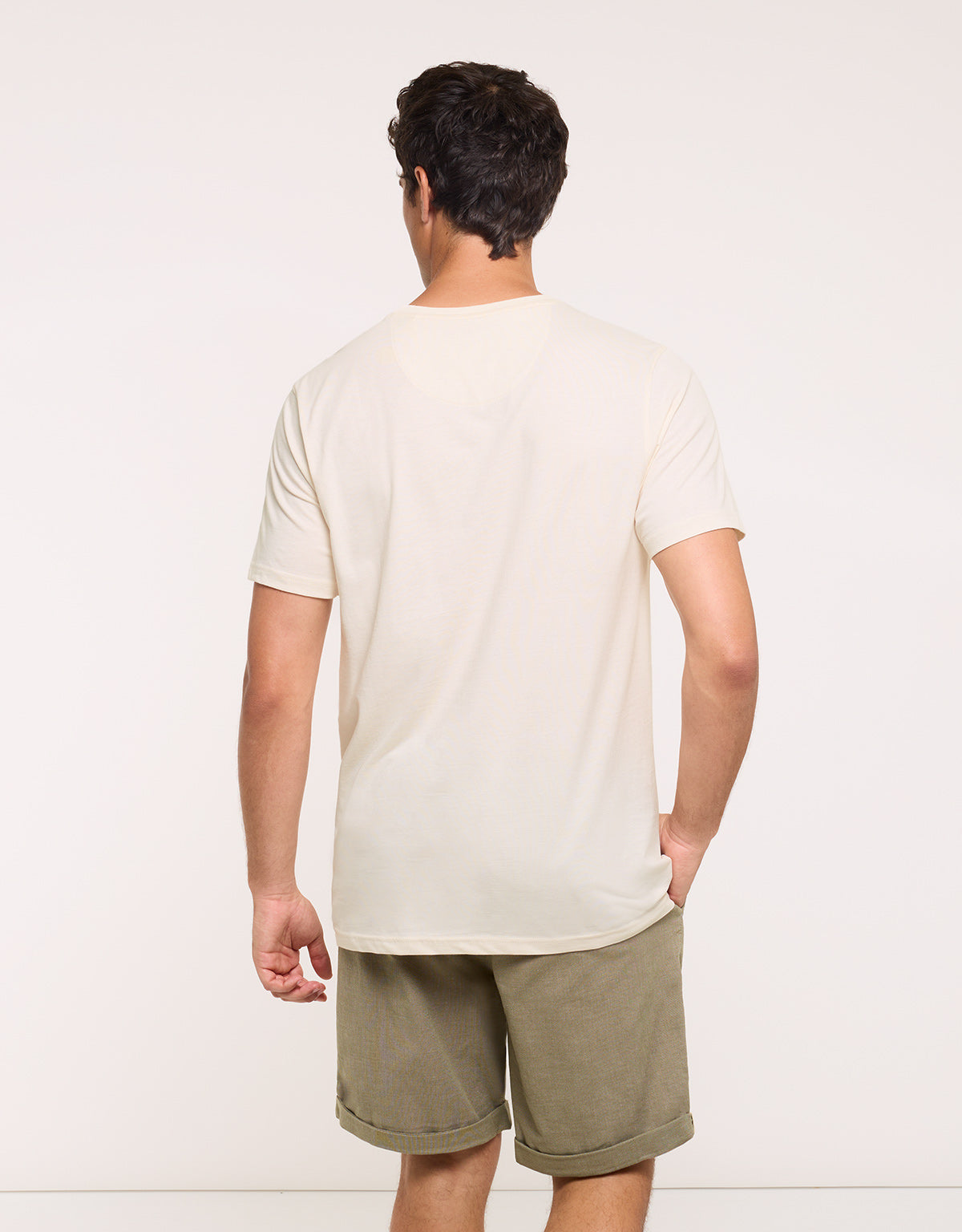 Camiseta Manga Corta Blanco - Lalit 4