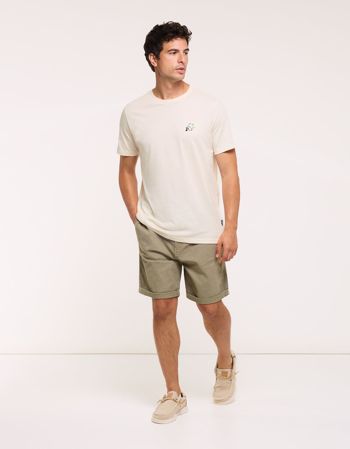 Camiseta Manga Corta Blanco - Lalit 6