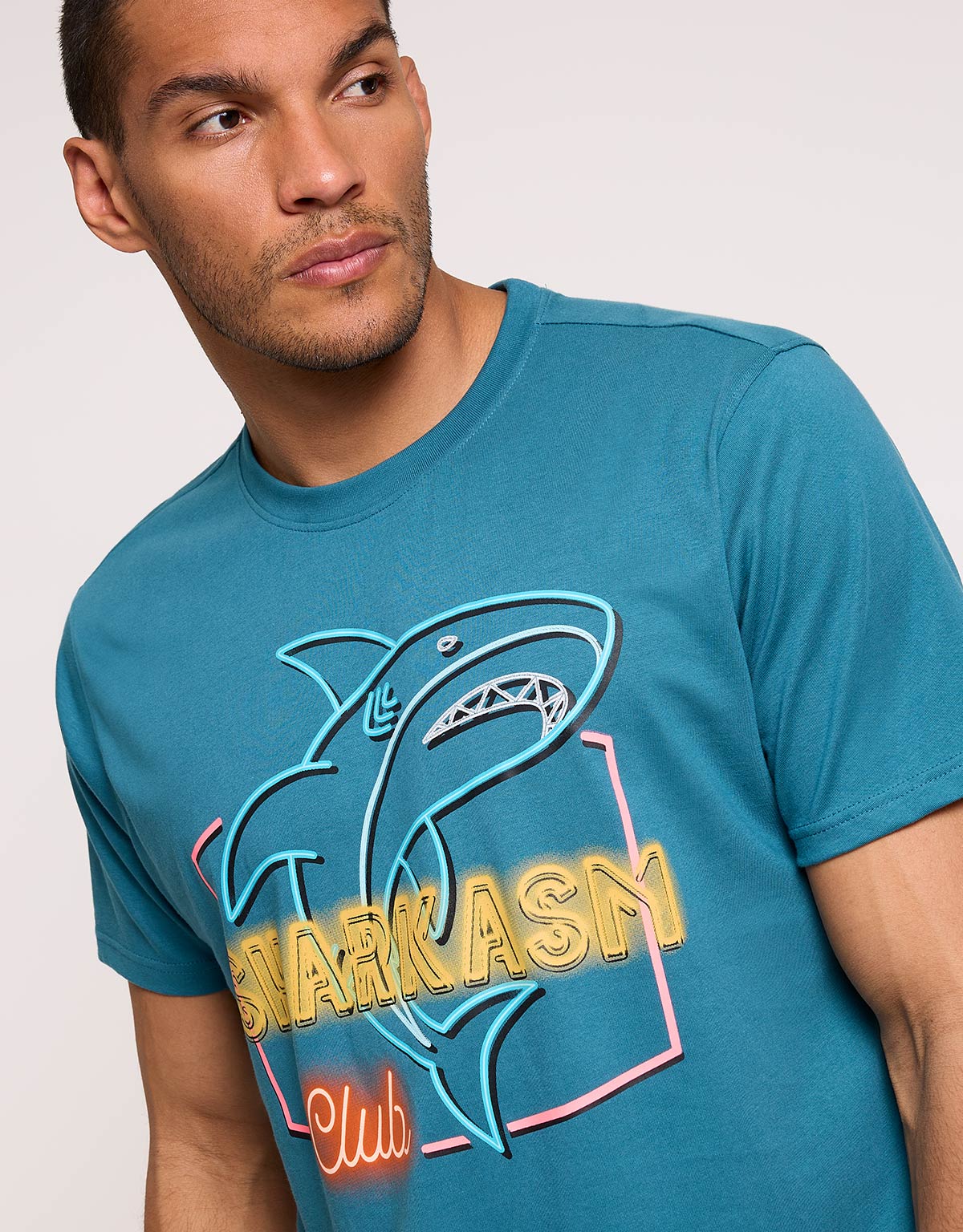 Camiseta Manga Corta Turquesa - Scarfo 2
