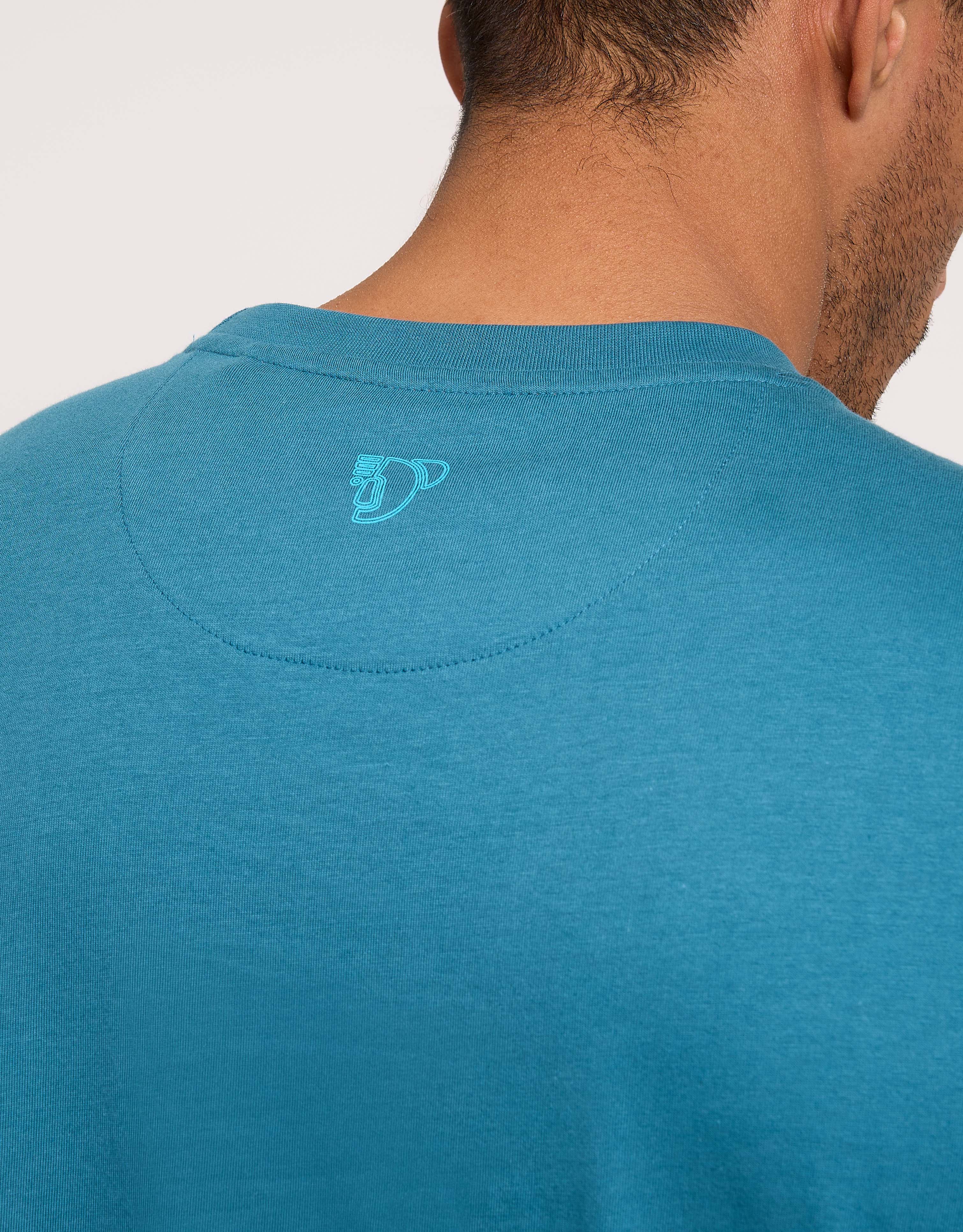 Camiseta Manga Corta Turquesa - Scarfo 4