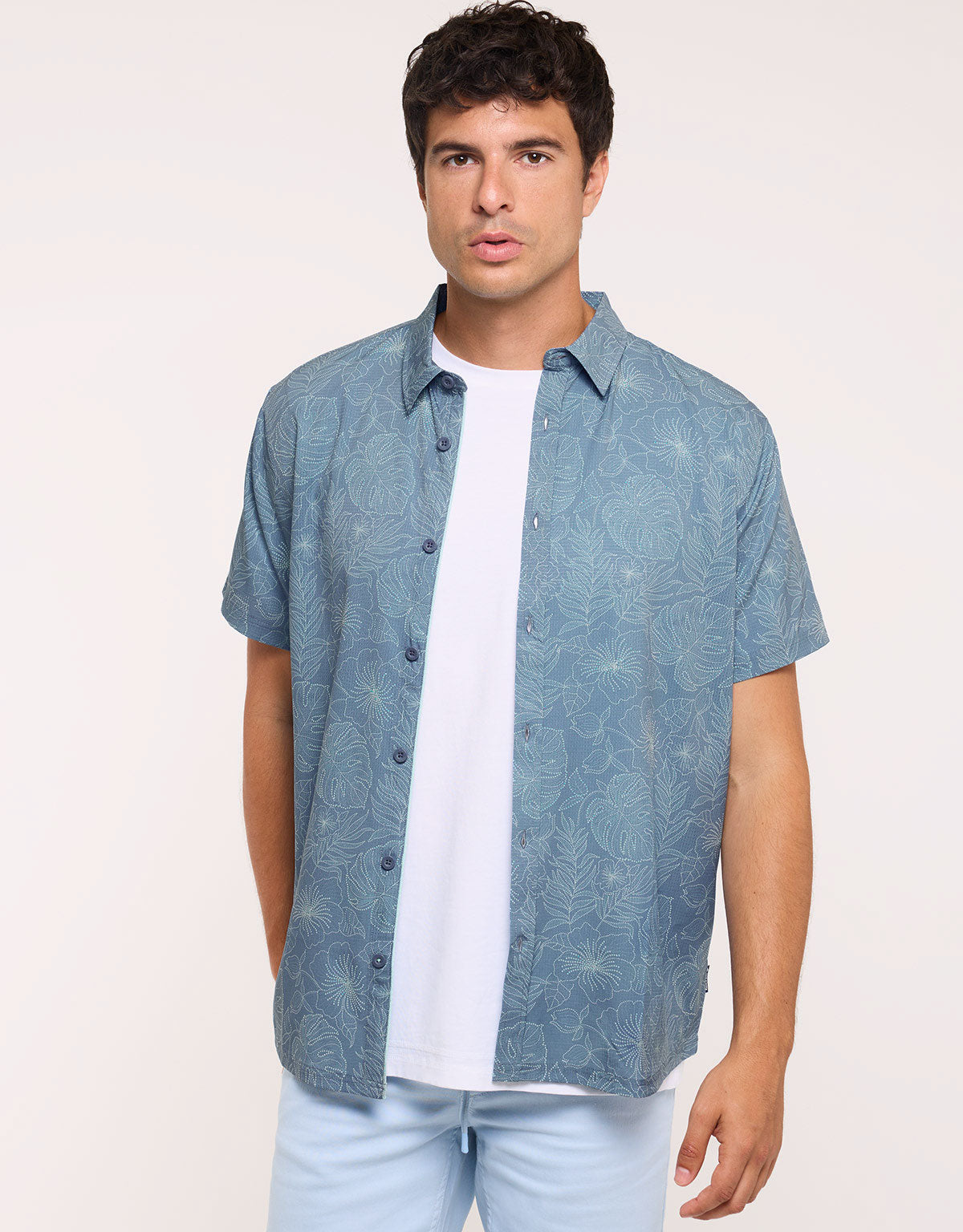 Camisa Estampado Tropical Azul - Furious 2