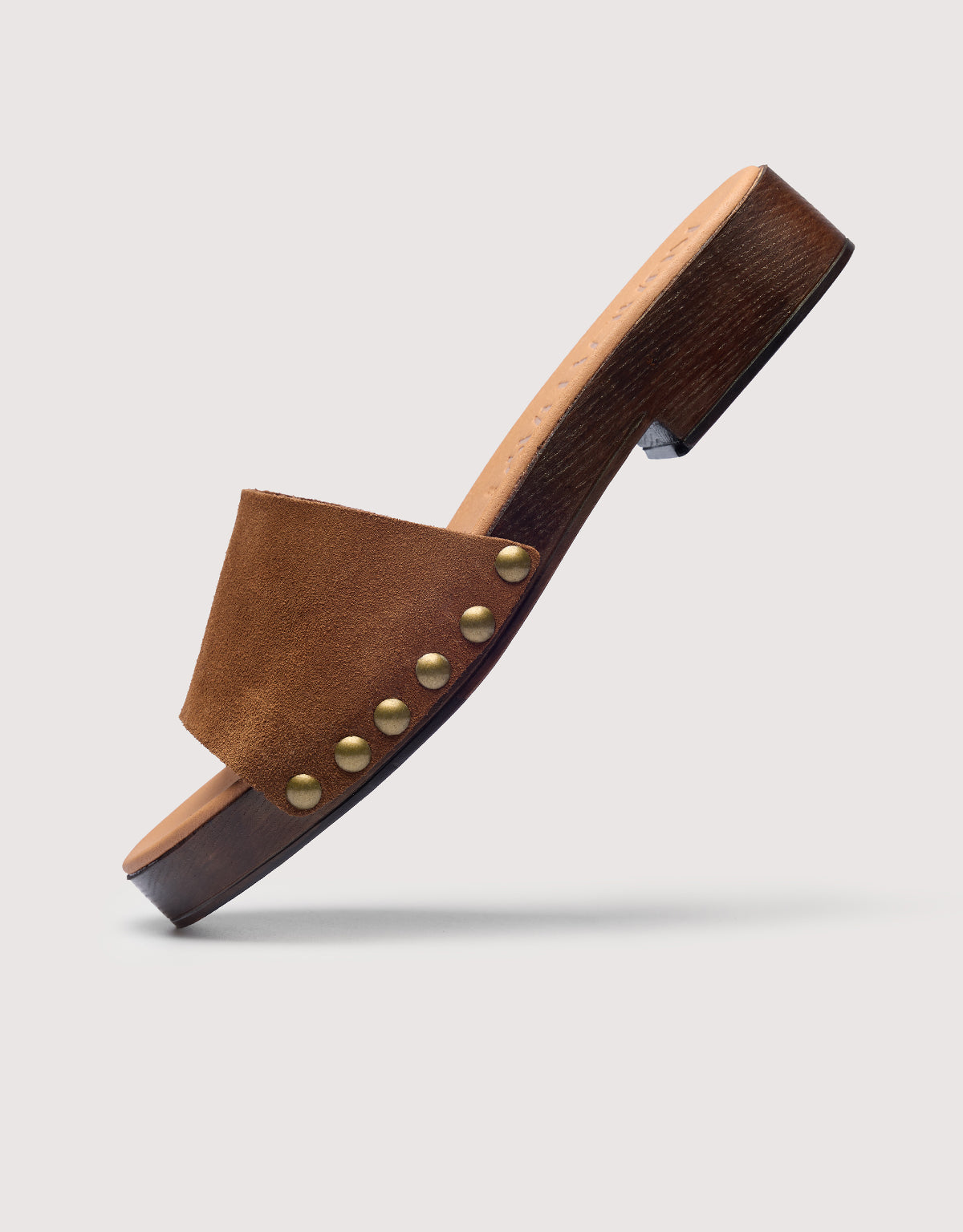 Brown Platform Clog - Lilac