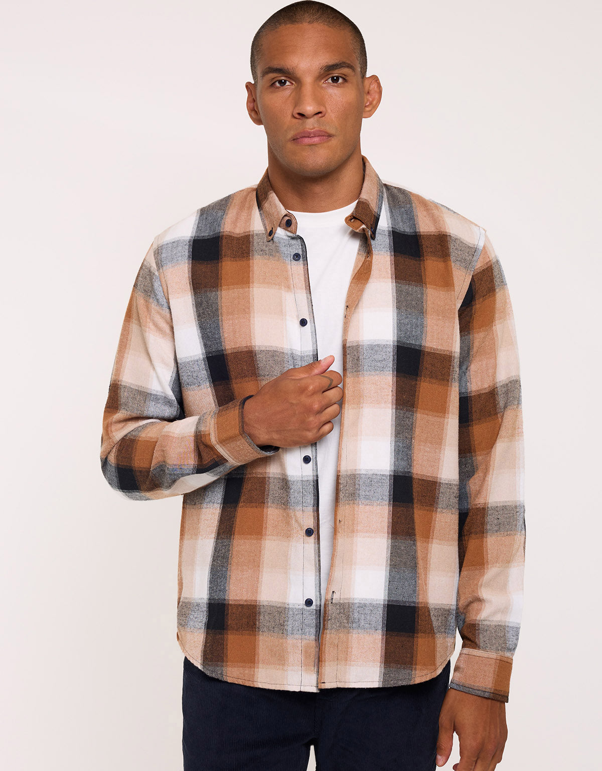 Camisa Manga Larga Marrón - Frost 2