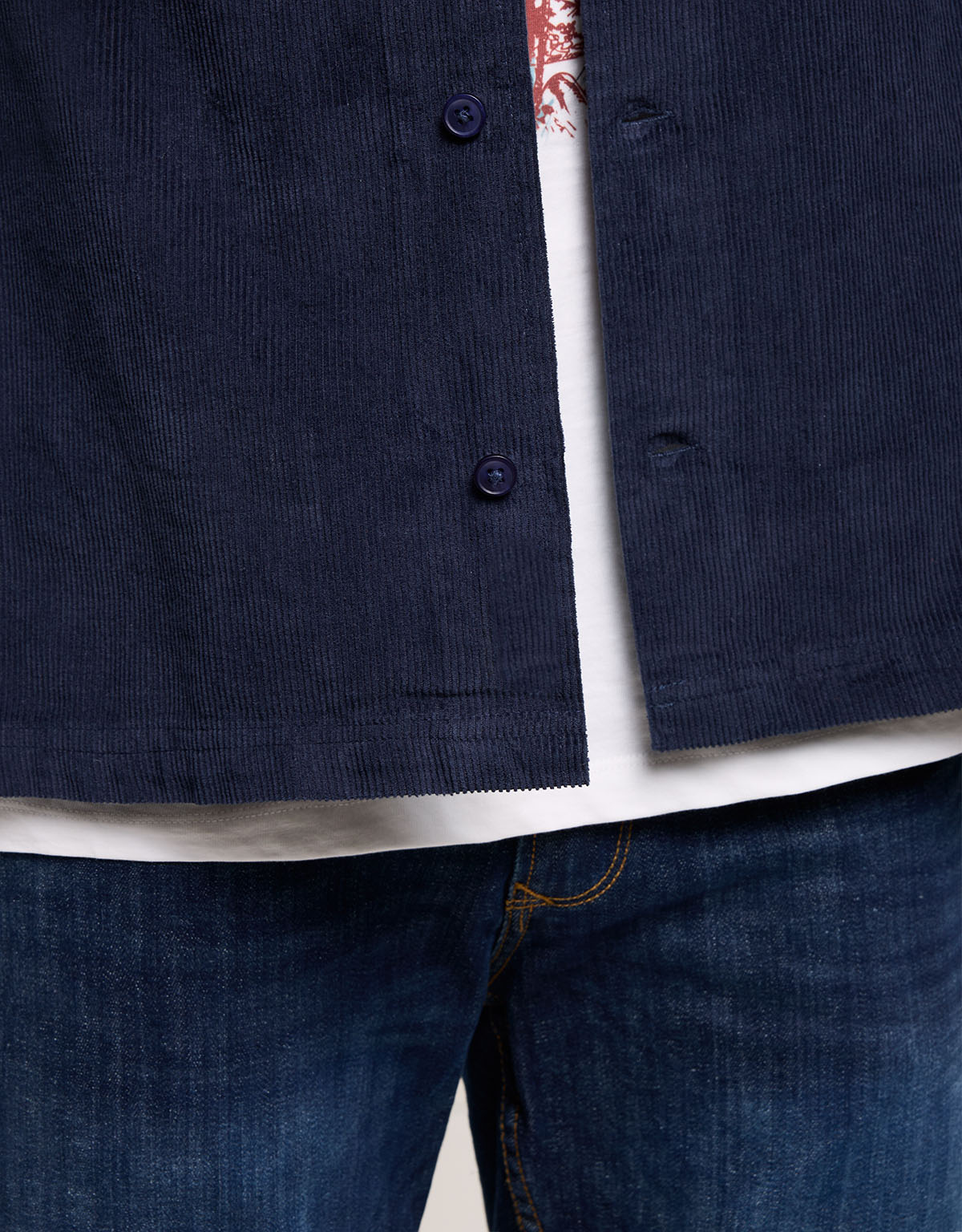 Navy Corduroy Jacket - Boreal