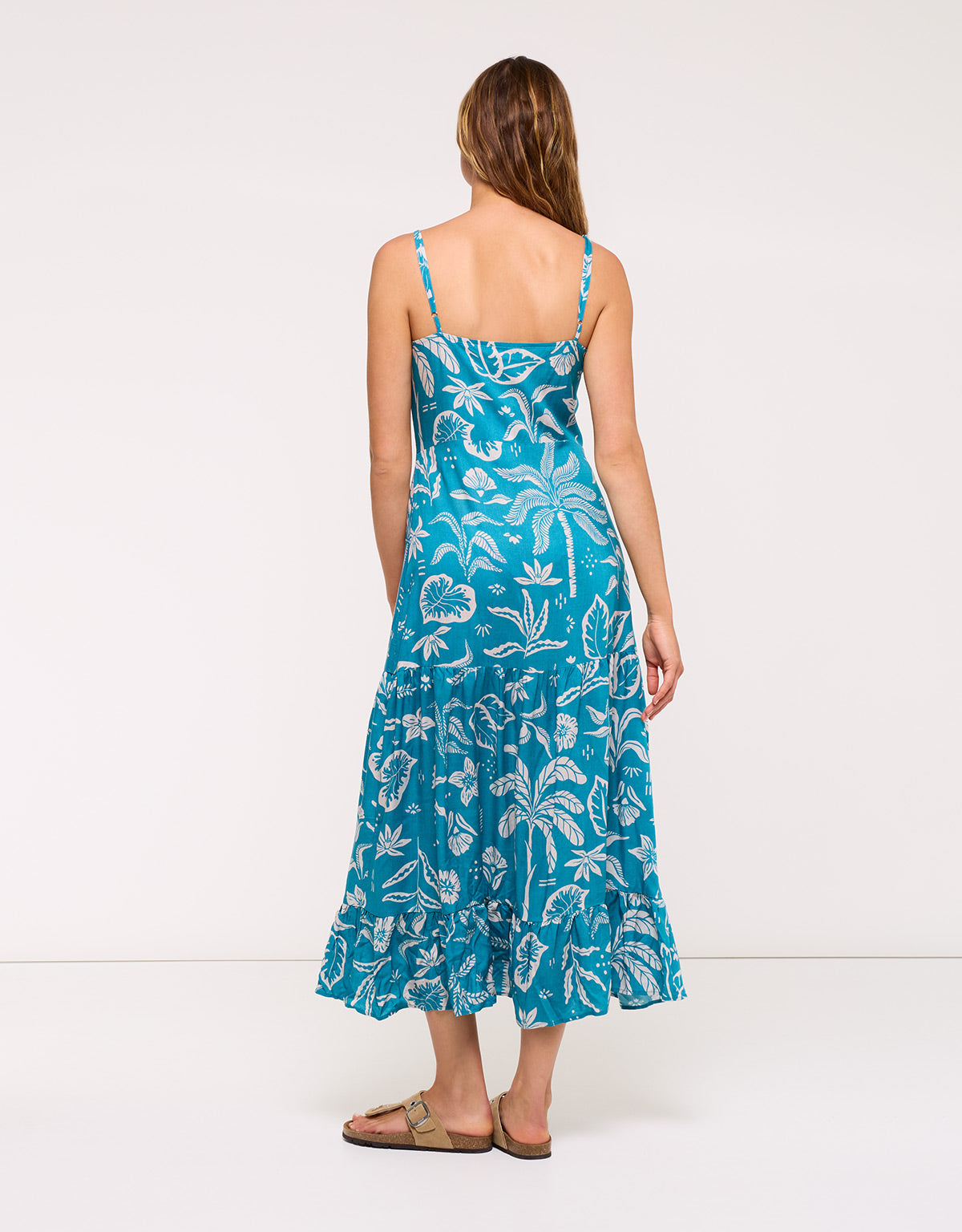 Vestido Largo Turquesa - Salma 3