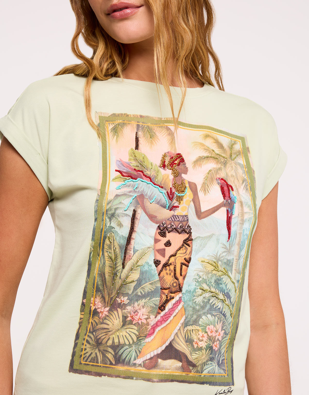 Camiseta Manga Corta Verde - Lamila 4