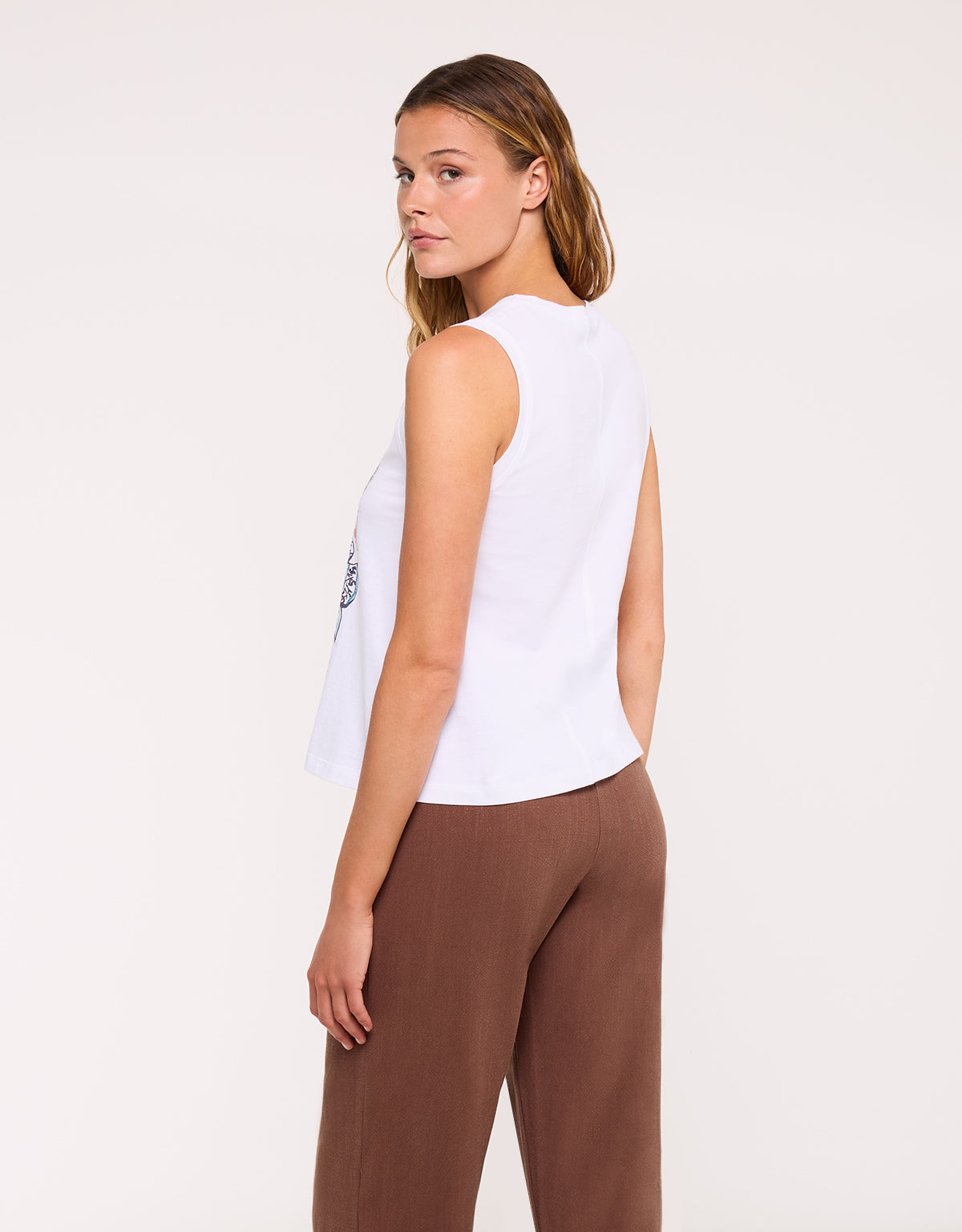 Camiseta Tirantes Blanco - Figureli 3