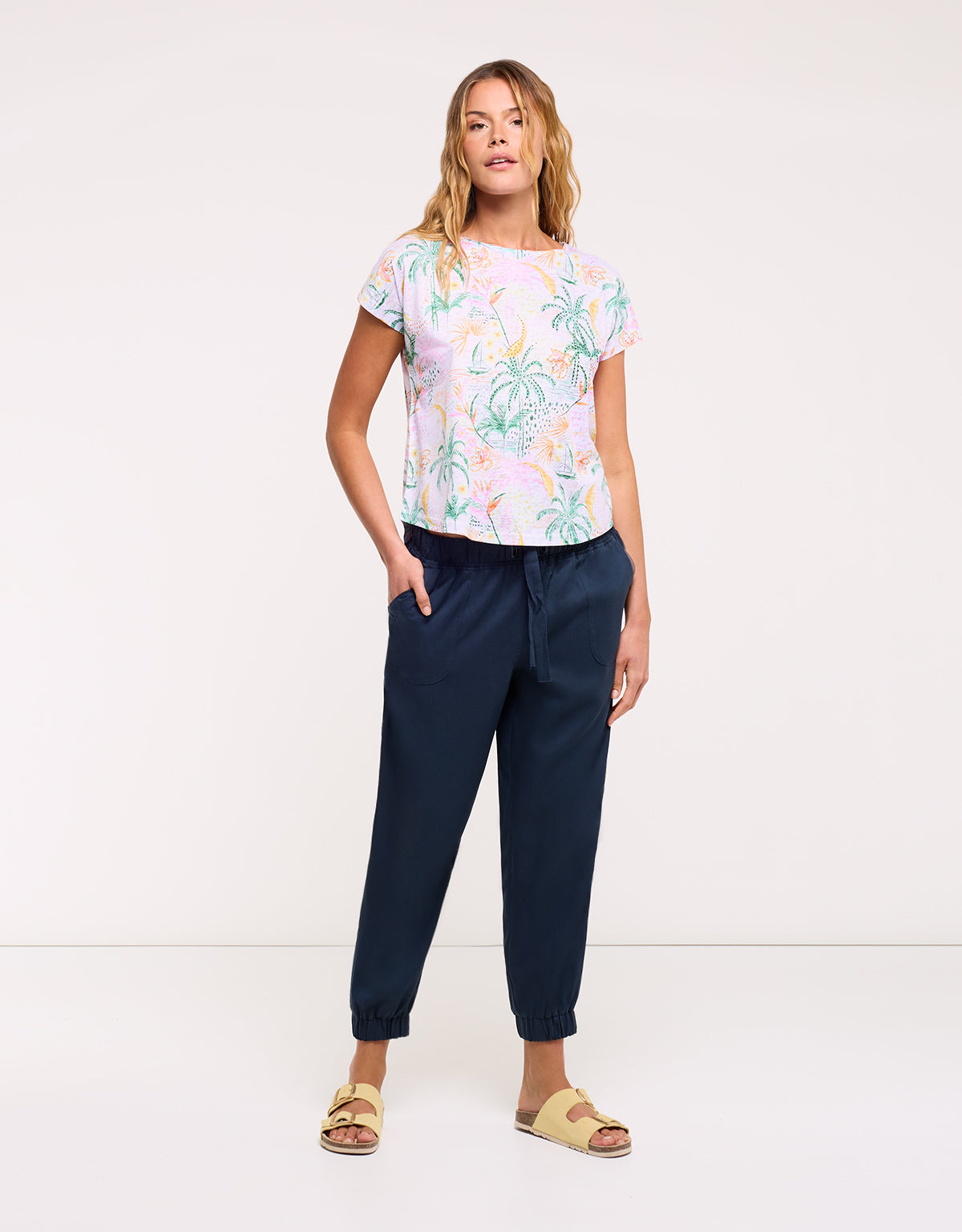 Camiseta Palmeras Multicolor - Triche 5