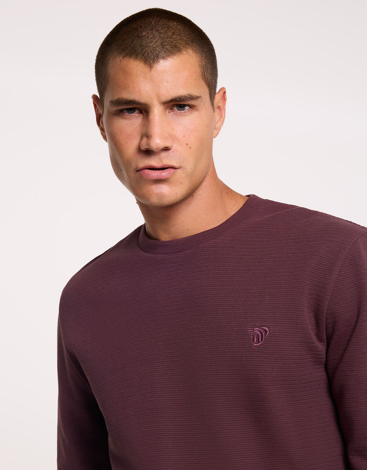Sudadera Sin Capucha Granate - Brome 4