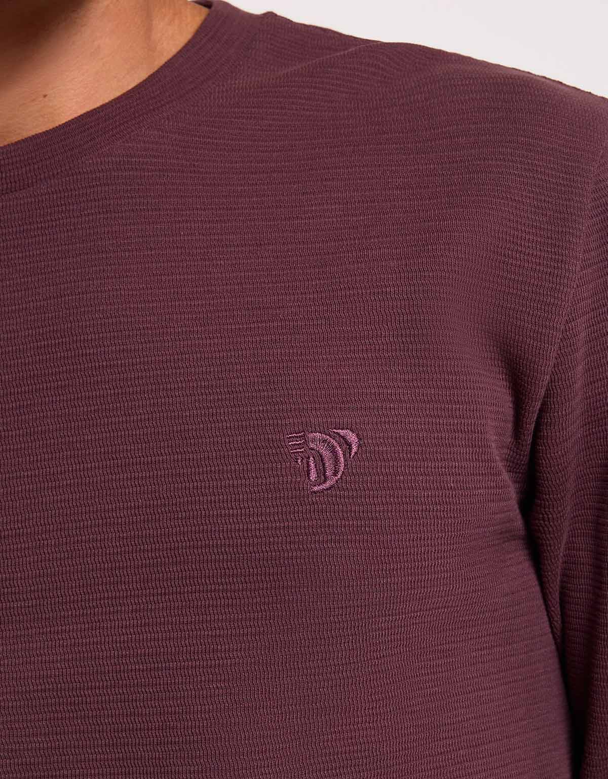 Sudadera Sin Capucha Granate - Brome 5