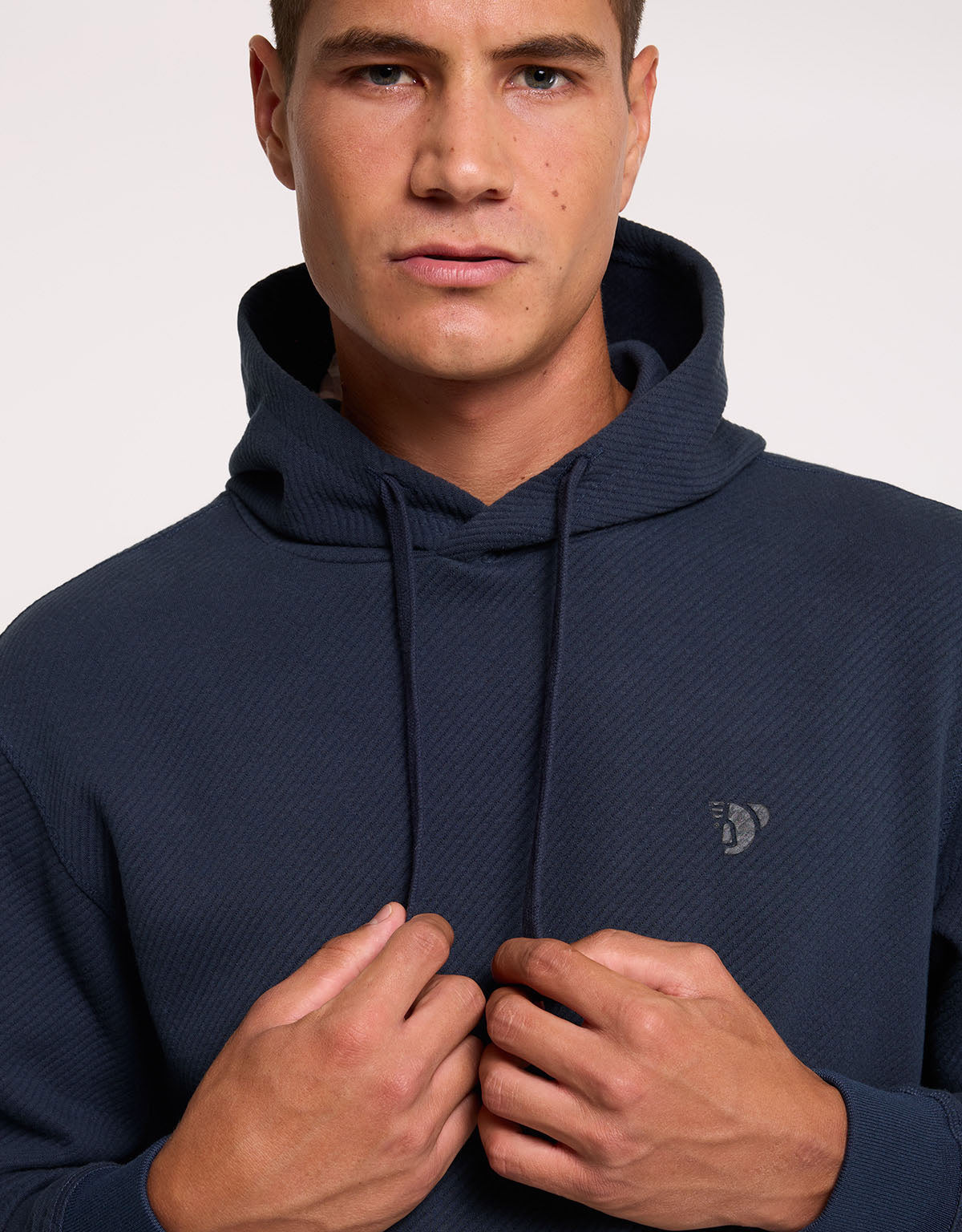 Sudadera Con Capucha Azul Marino - Manly 4