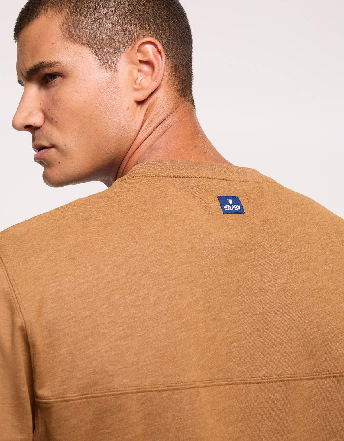 Brown Marl Short-Sleeve T-Shirt - Bondi