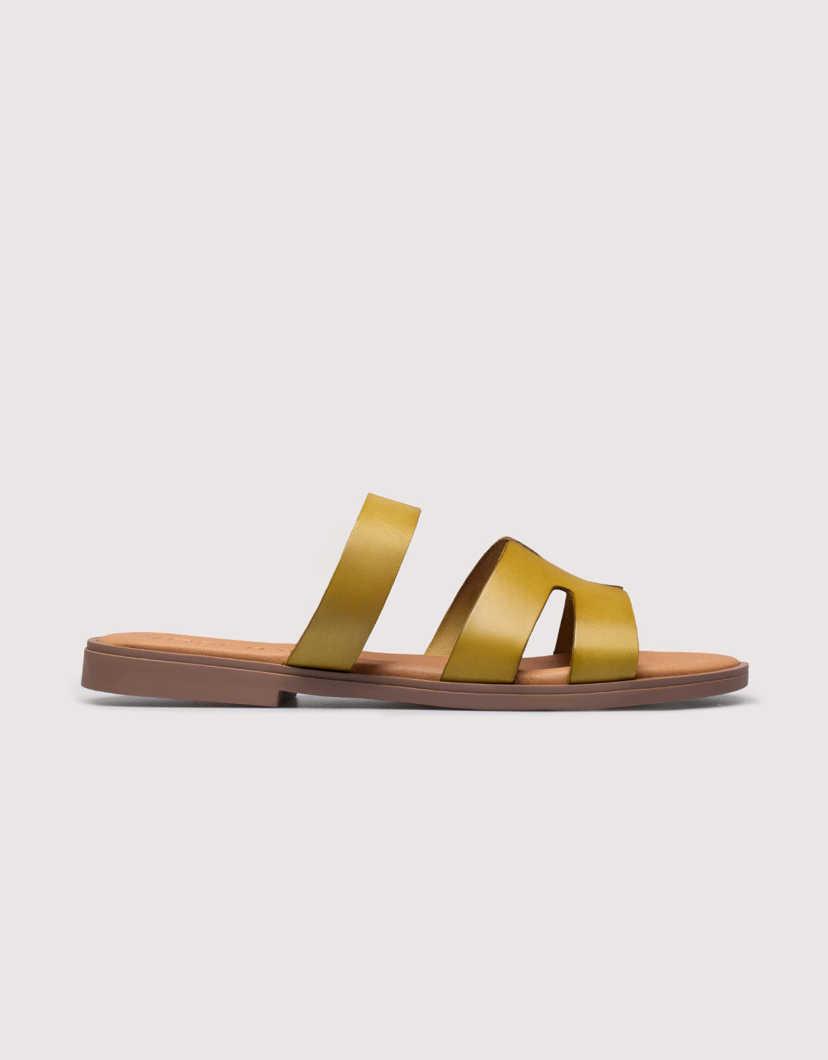 Khaki Slide Sandal - Ronda