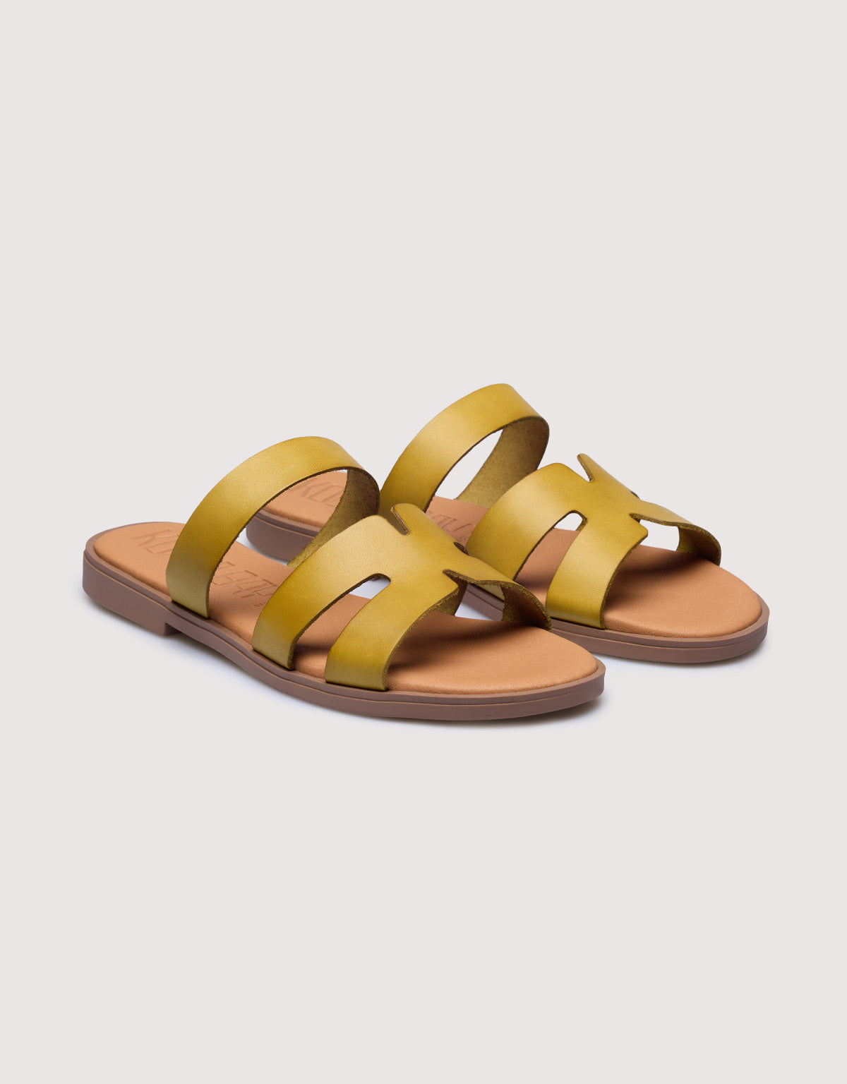 Khaki Slide Sandal - Ronda