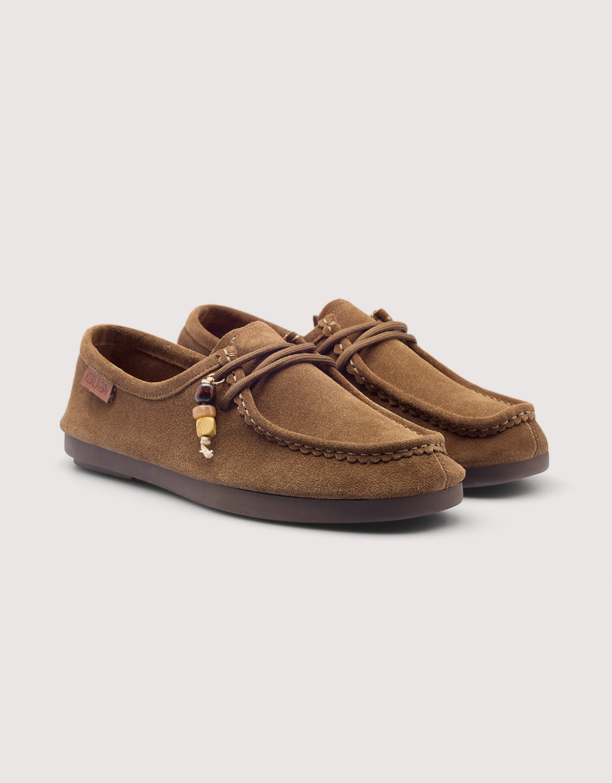 Cocoa Brown Suede Loafers - Matilda