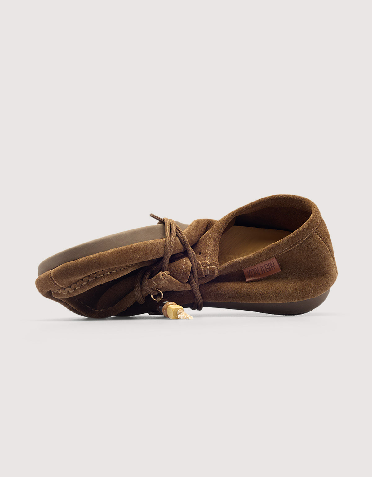 Cocoa Brown Suede Loafers - Matilda
