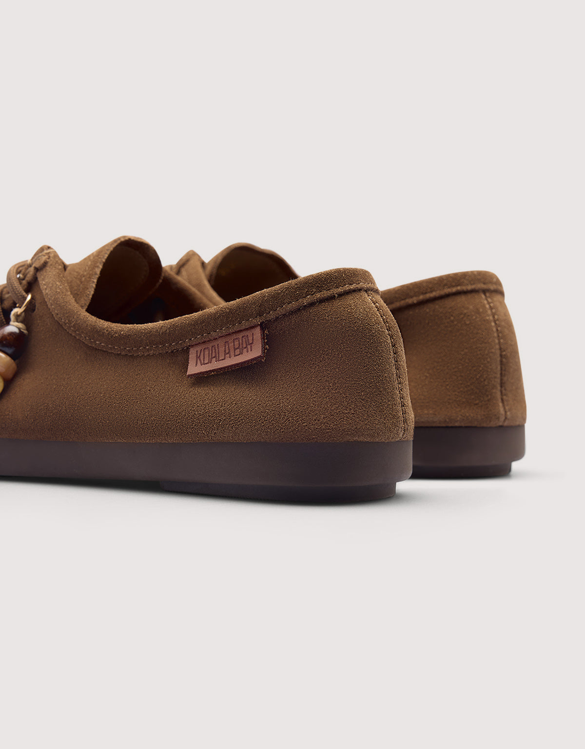 Cocoa Brown Suede Loafers - Matilda
