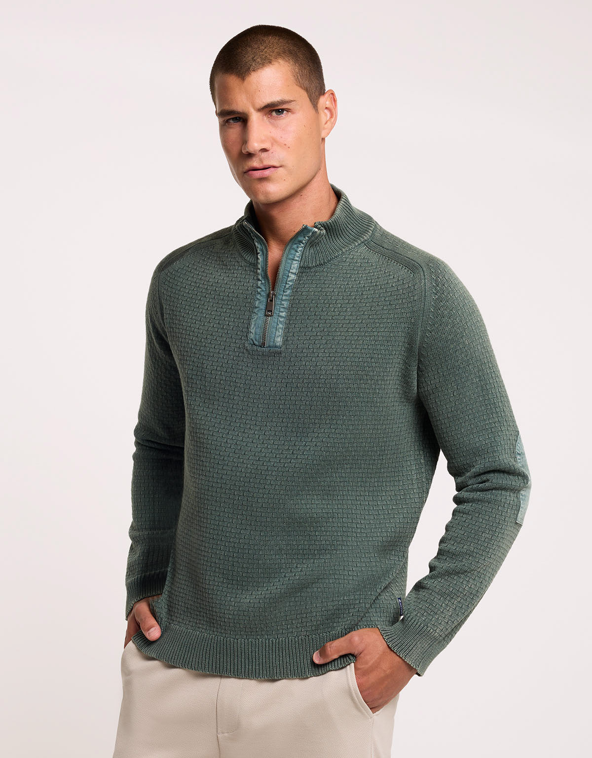 Jersey con Cremallera Verde - Dougie 2