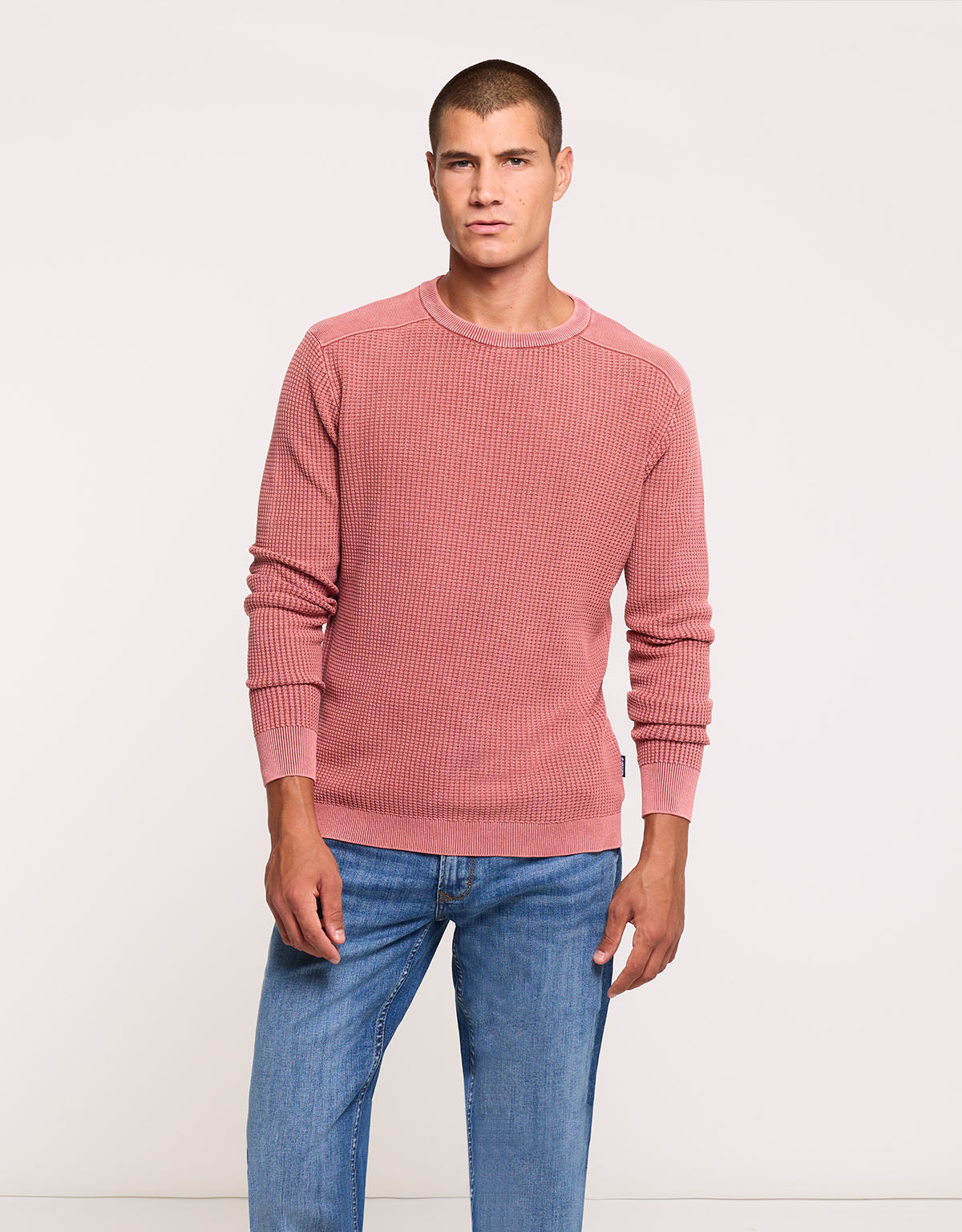 Terracotta Textured Sweater - Milt