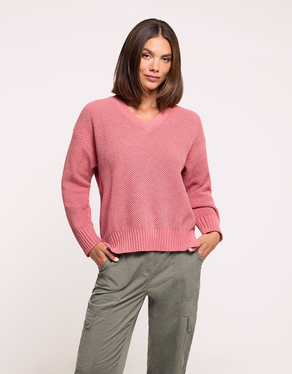 Jersey Manga Larga Rosa - Dover