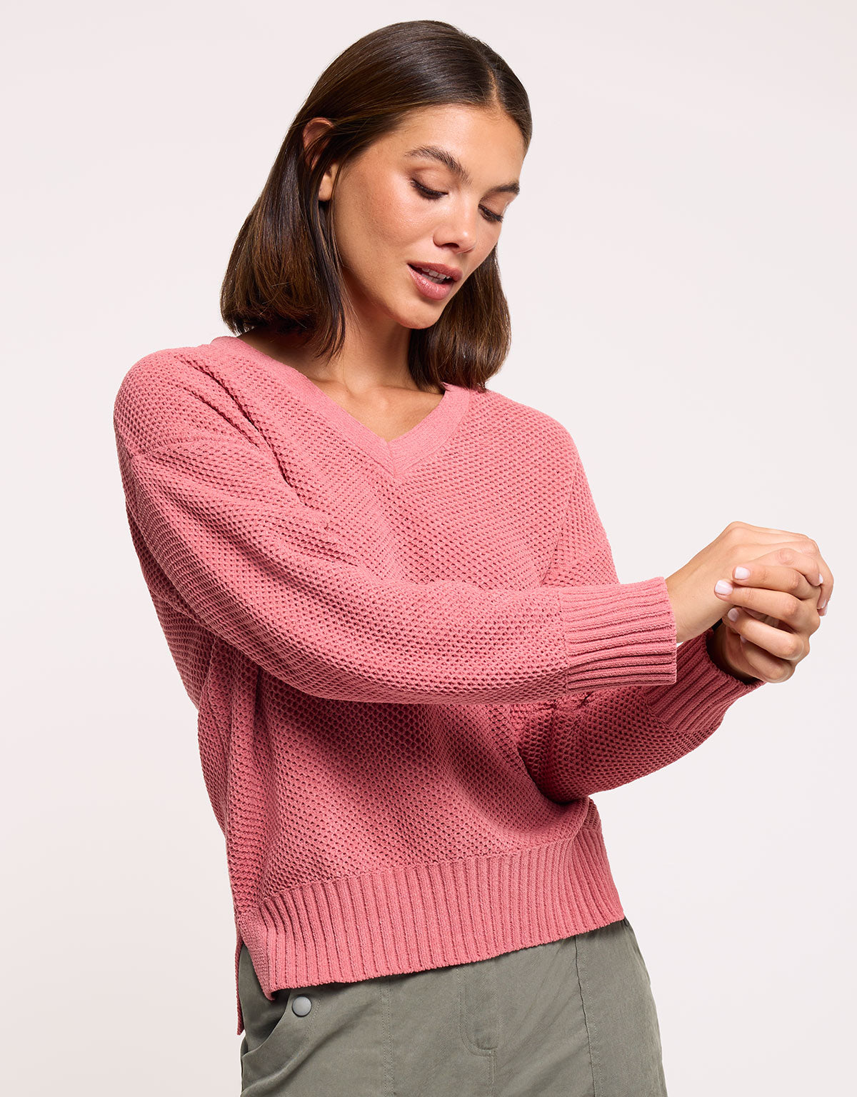 Jersey Manga Larga Rosa - Dover